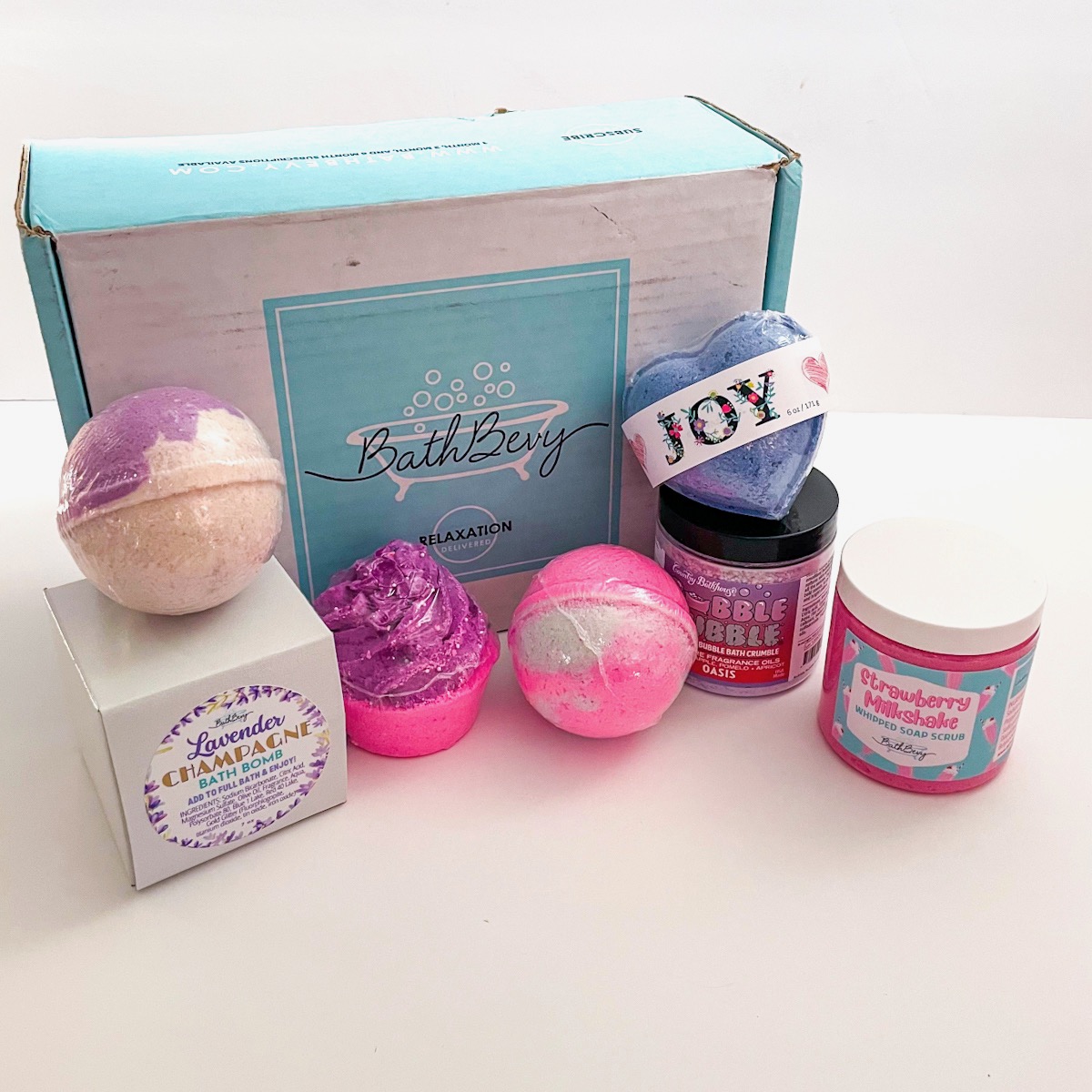 BATH BOMBS + BUBBLES MYSTERY BOXES – Bath Bevy