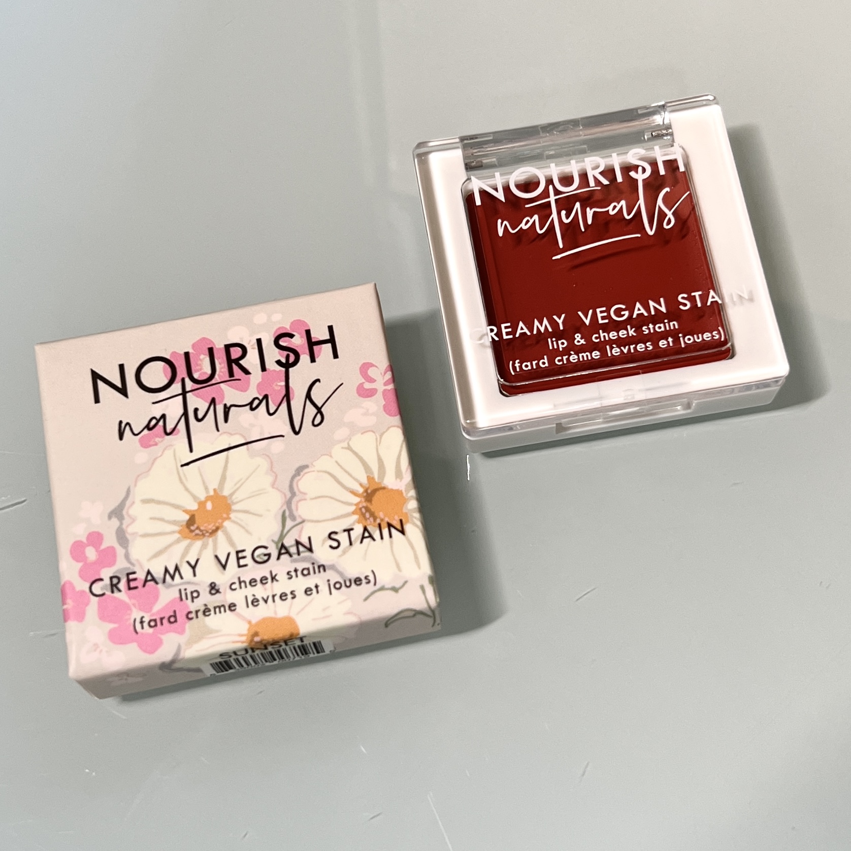 Front of Nourish Naturals Lip and Cheek Stain for Nourish Beauty Box June 2022