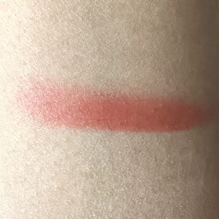 Swatch of Nourish Naturals Lip and Cheek Stain for Nourish Beauty Box June 2022