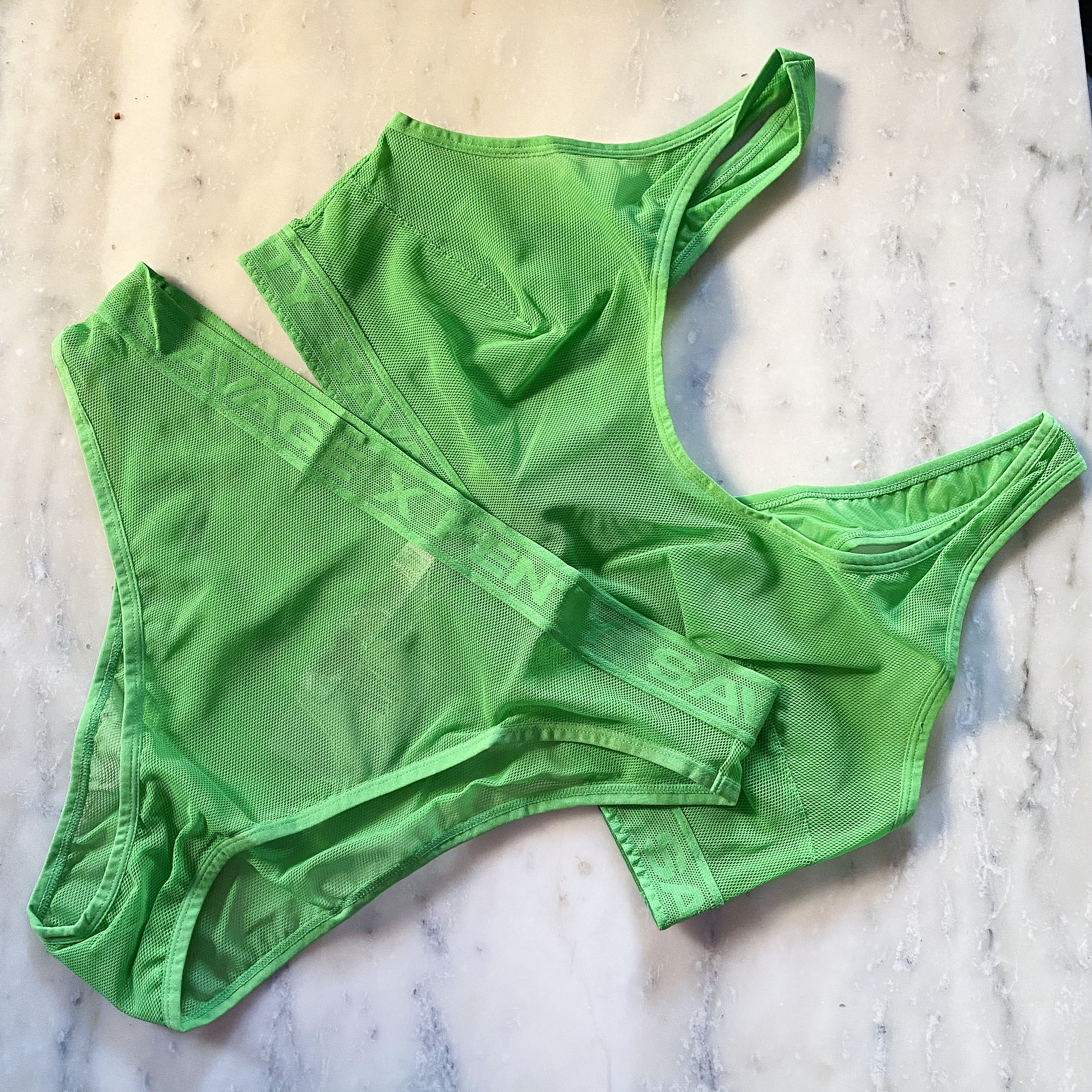 Nothin' But Net Shorts in Green  SAVAGE X FENTY UK United Kingdom