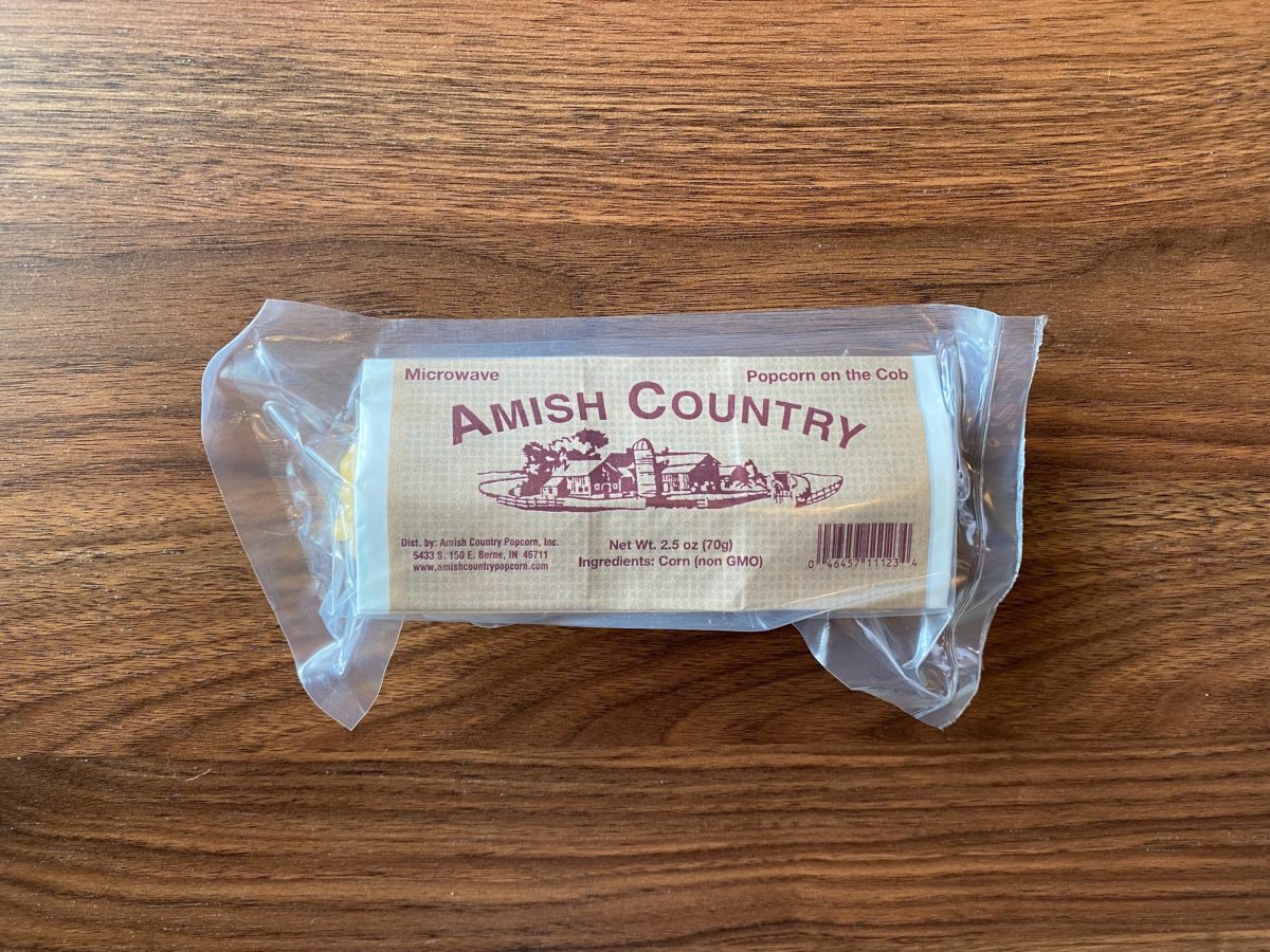 amish country corn in a cob