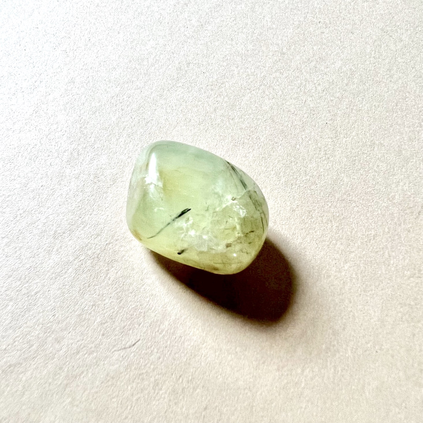 prehnite, green crystal