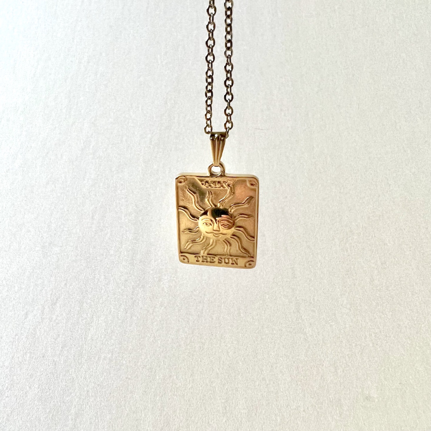 sun pendant necklace