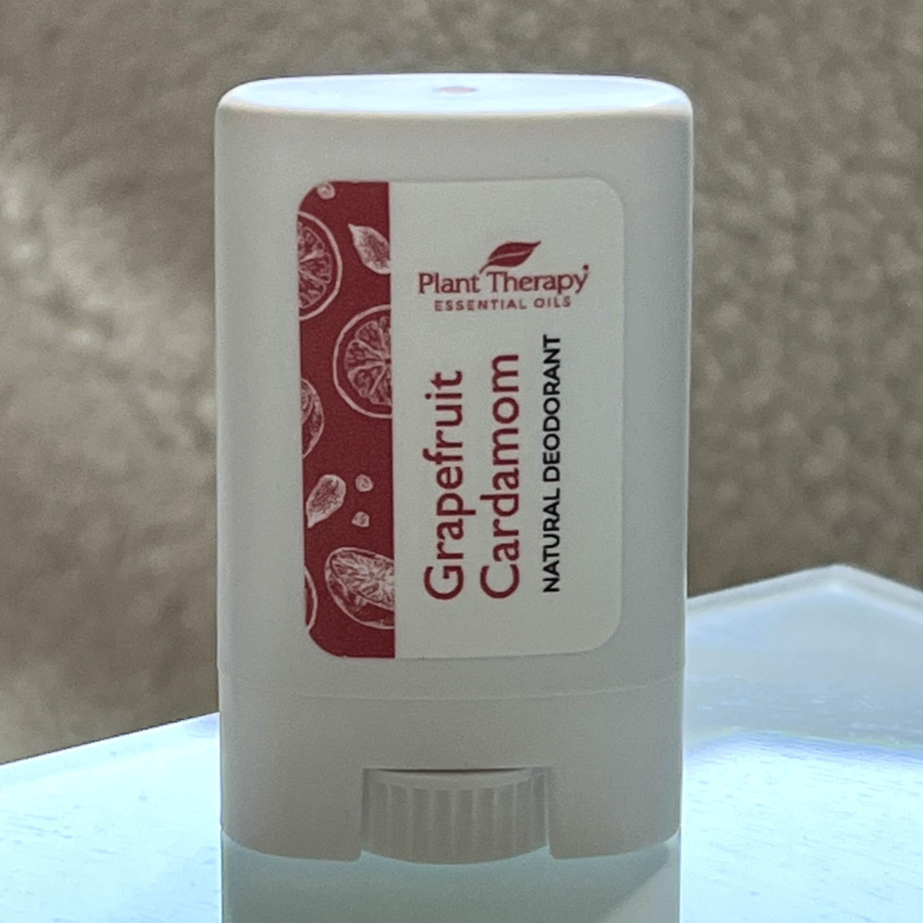 Front of Plant Therapy Natural Deodorant for Cocotique May 2022
