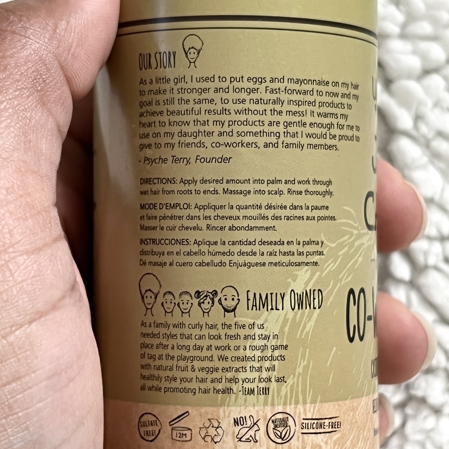 Side of Urban Hydration Jamaican Castor Oil Shampoo for Cocotique May 2022