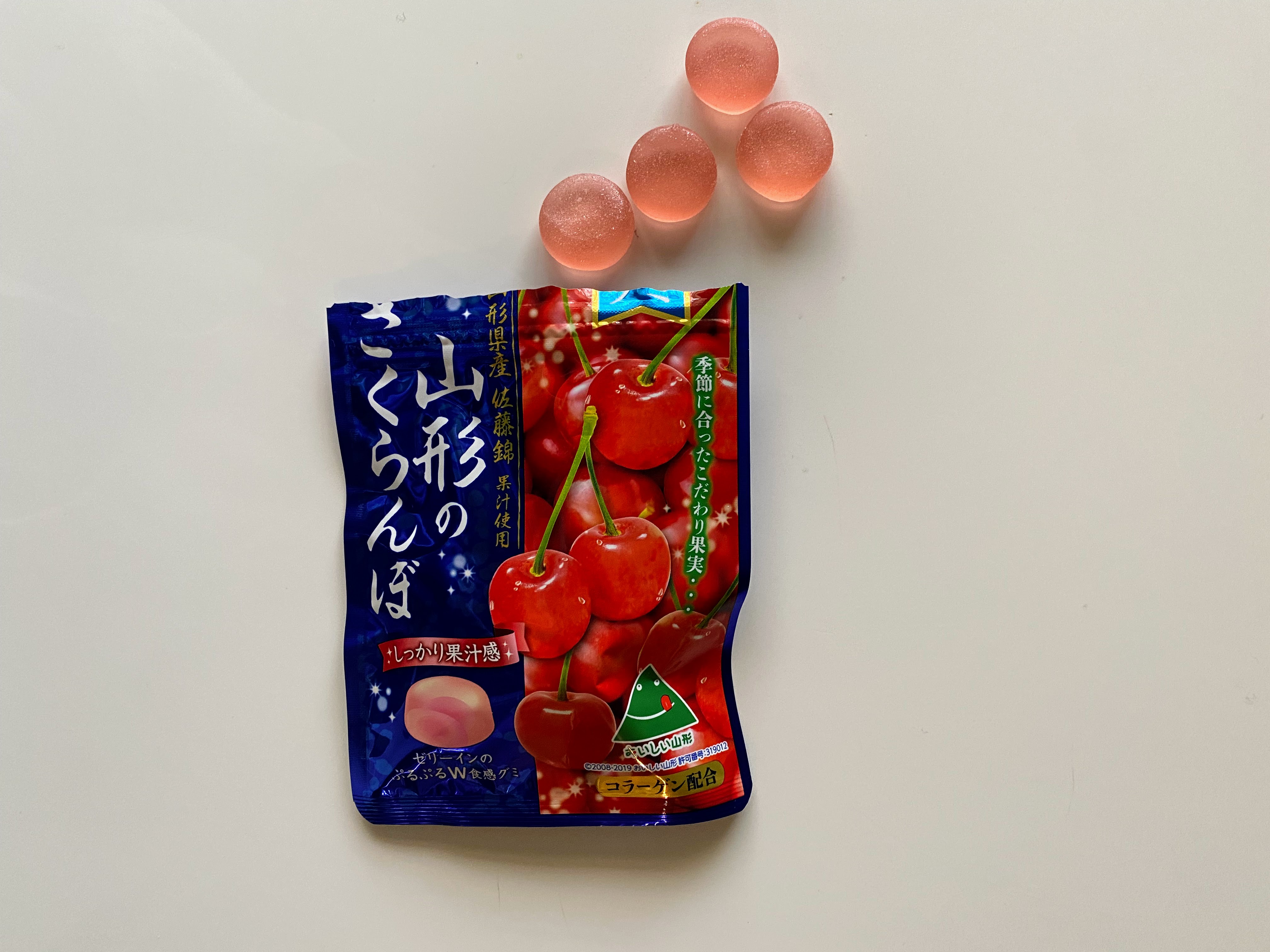 Opened Cherry Gummies from the Japan Crate July 2022