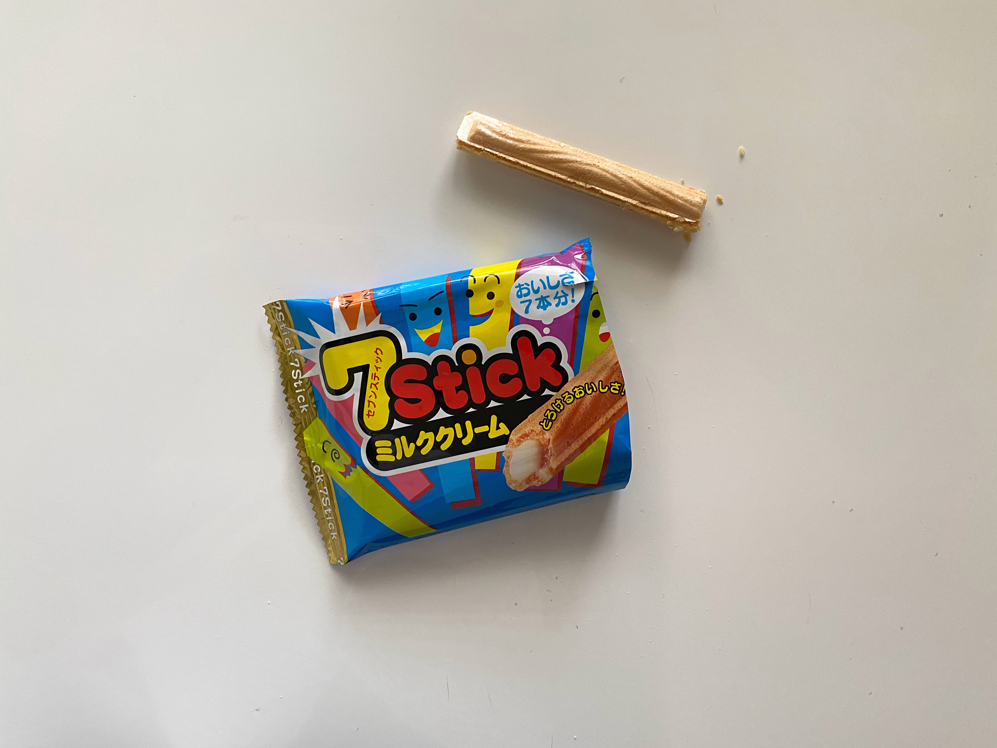 opened wafer sticks from Japan Crate July 2022