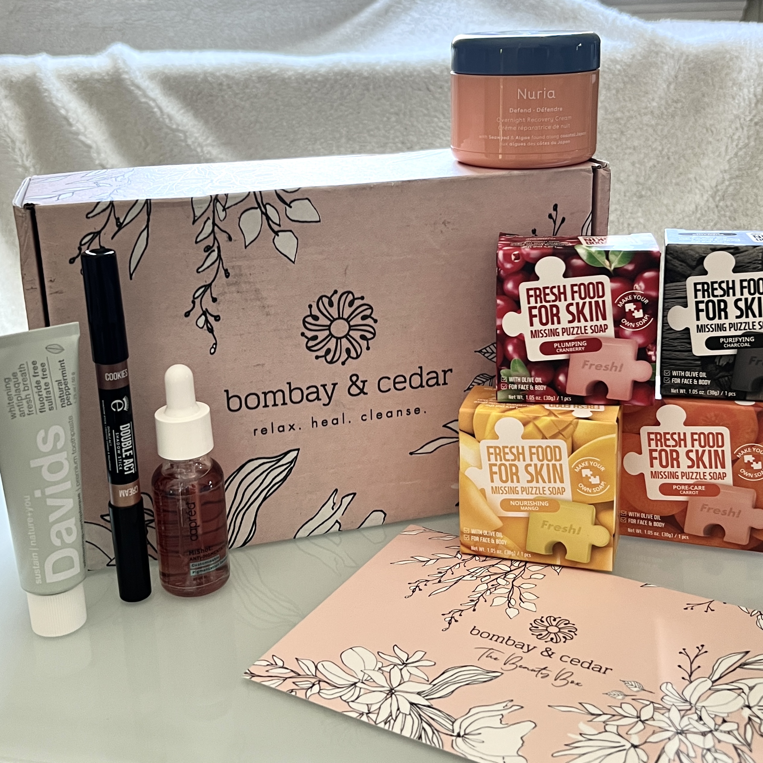 Full Contents for The Beauty Box by Bombay and Cedar May 2022