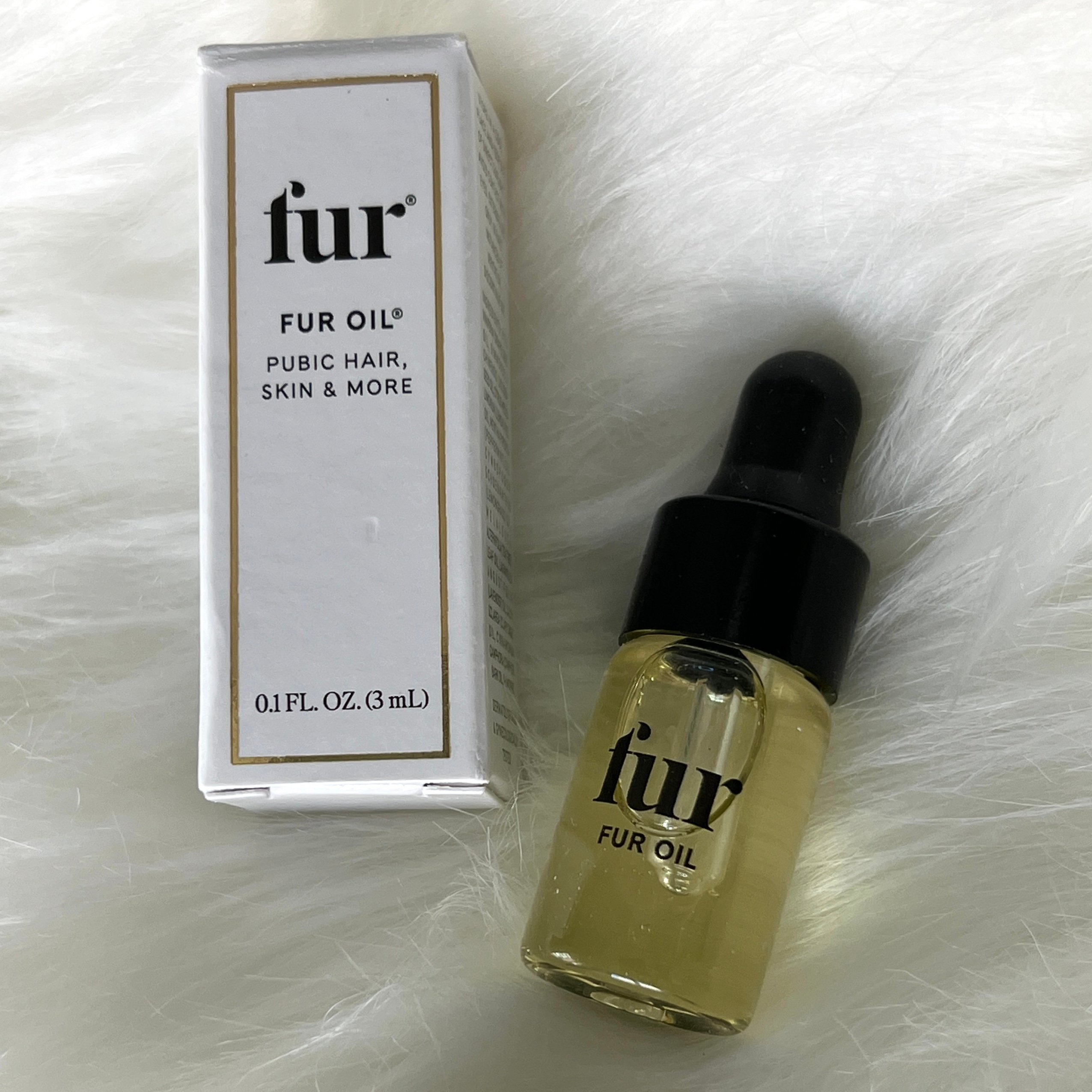 Front of Fur Fur Oil for GlossyBox June 2022