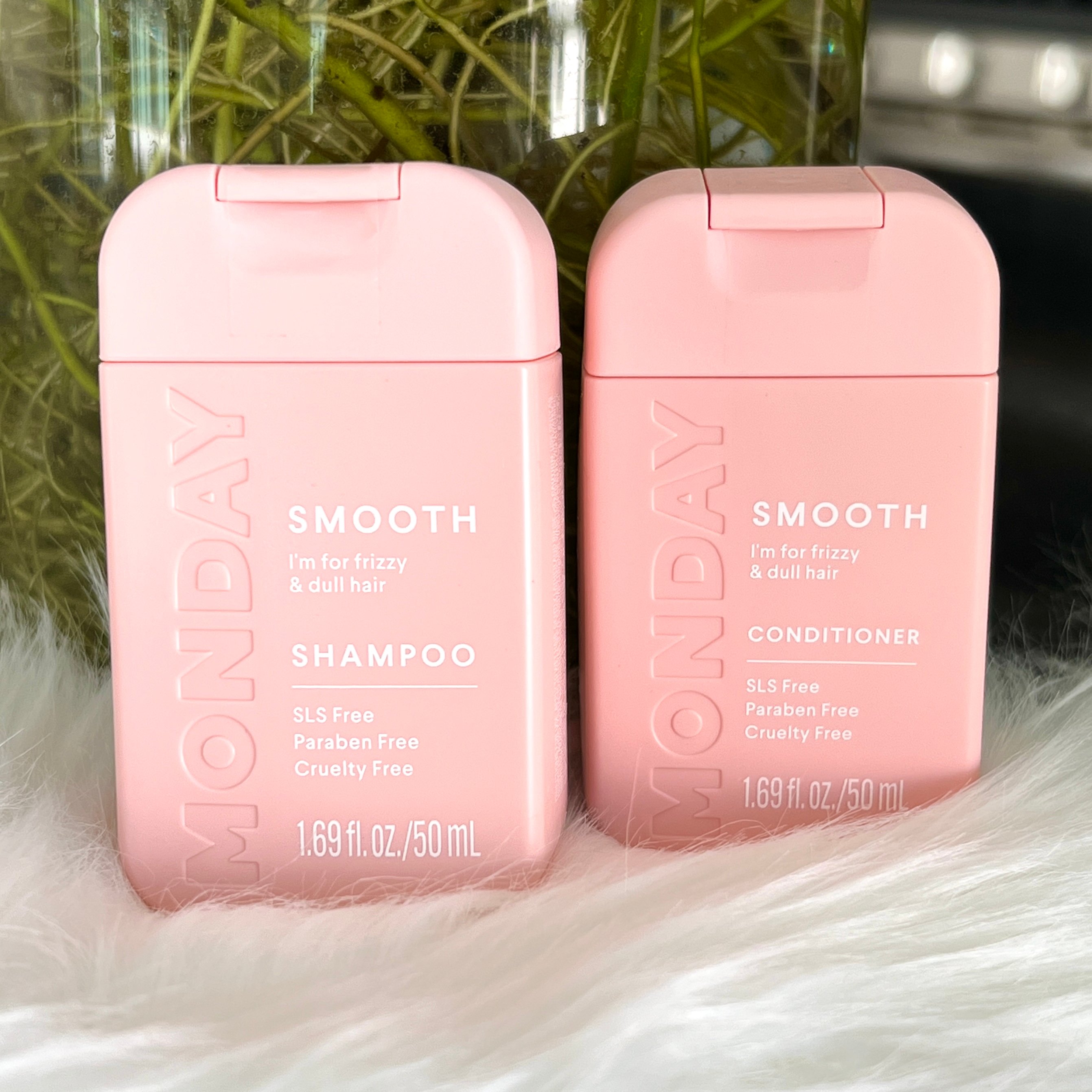 Front of Monday Shampoo and Conditioner Duo for GlossyBox June 2022