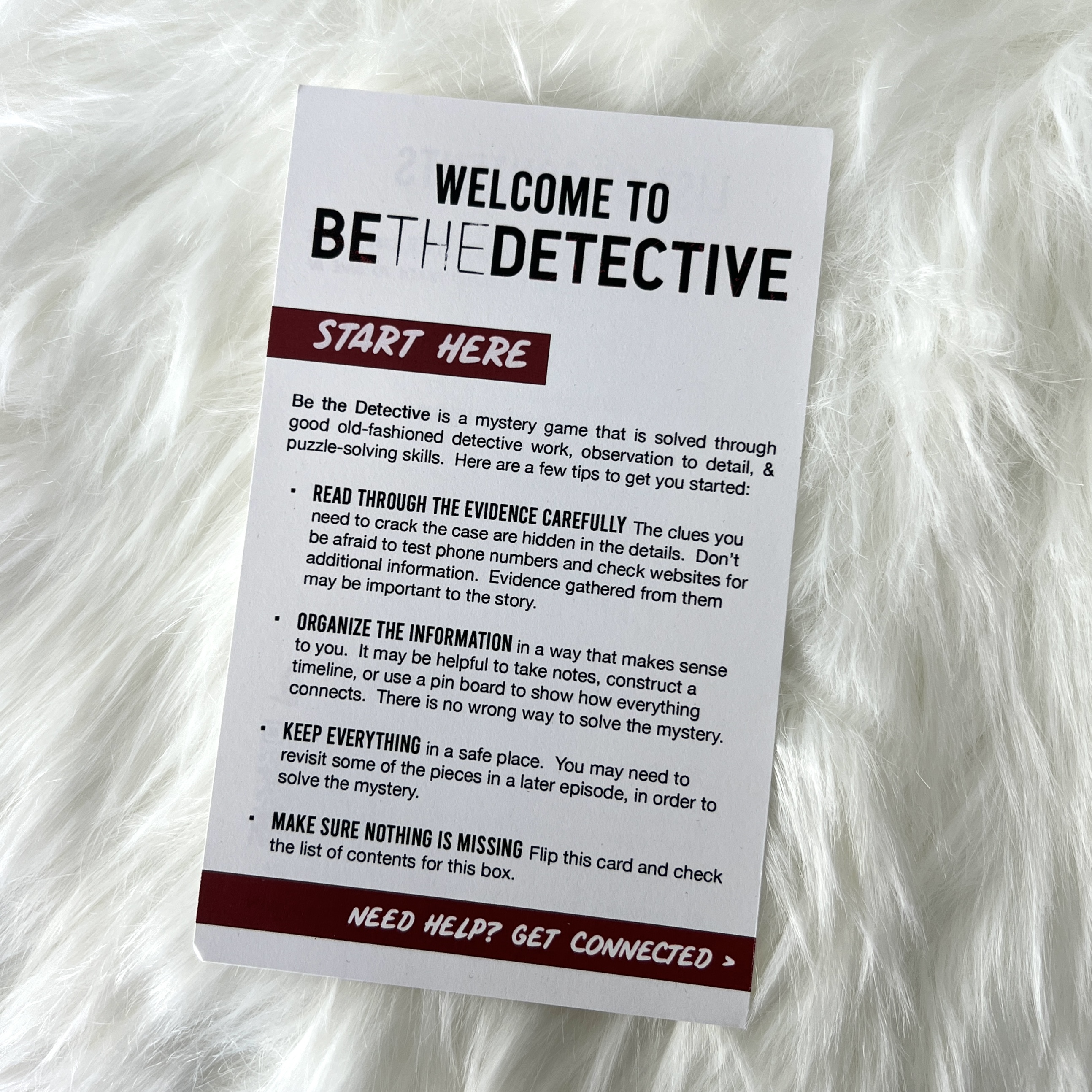 Be The Detective