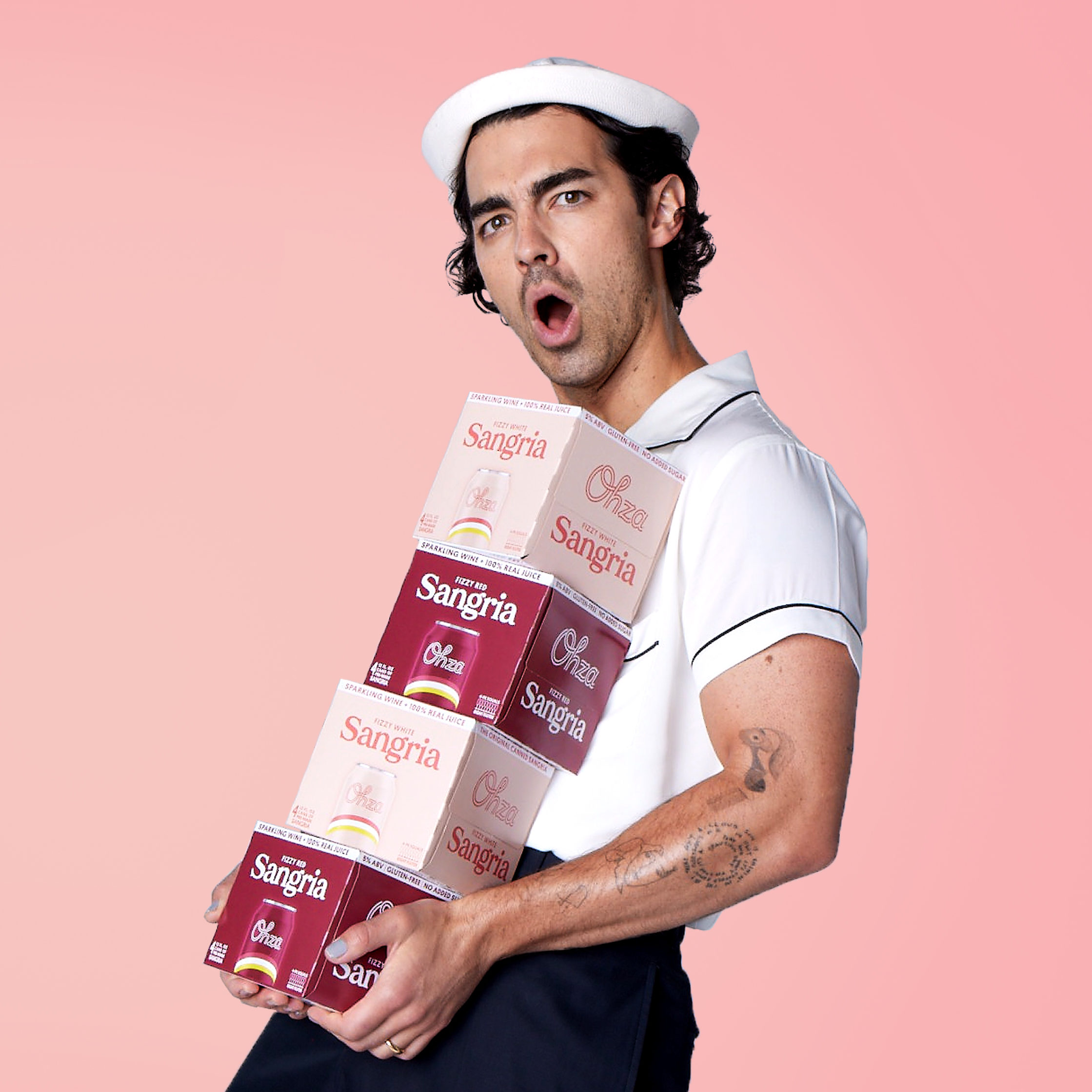 Joe Jonas Teams Up with Ohza to Launch Canned Fizzy Sangria