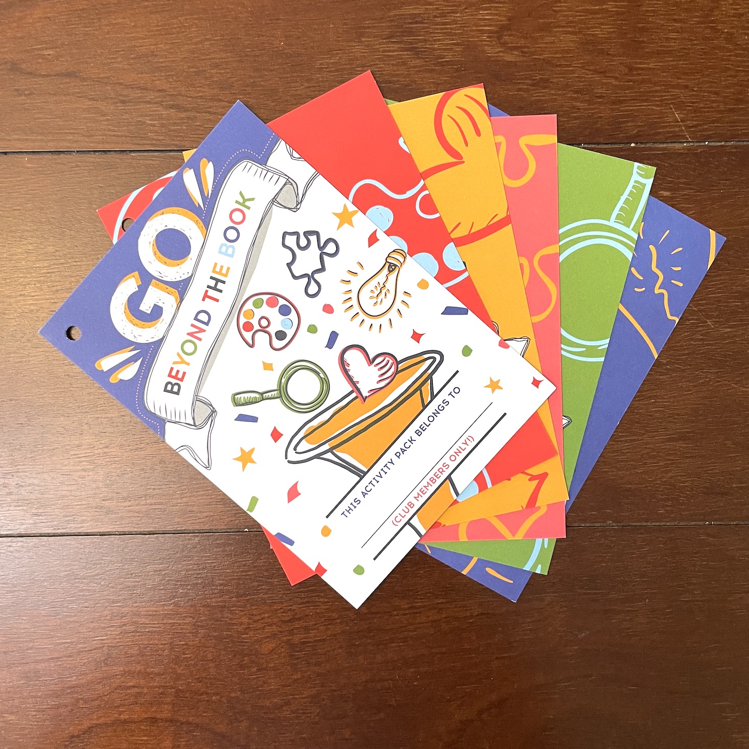 Hullabaloo Book Co. activity cards