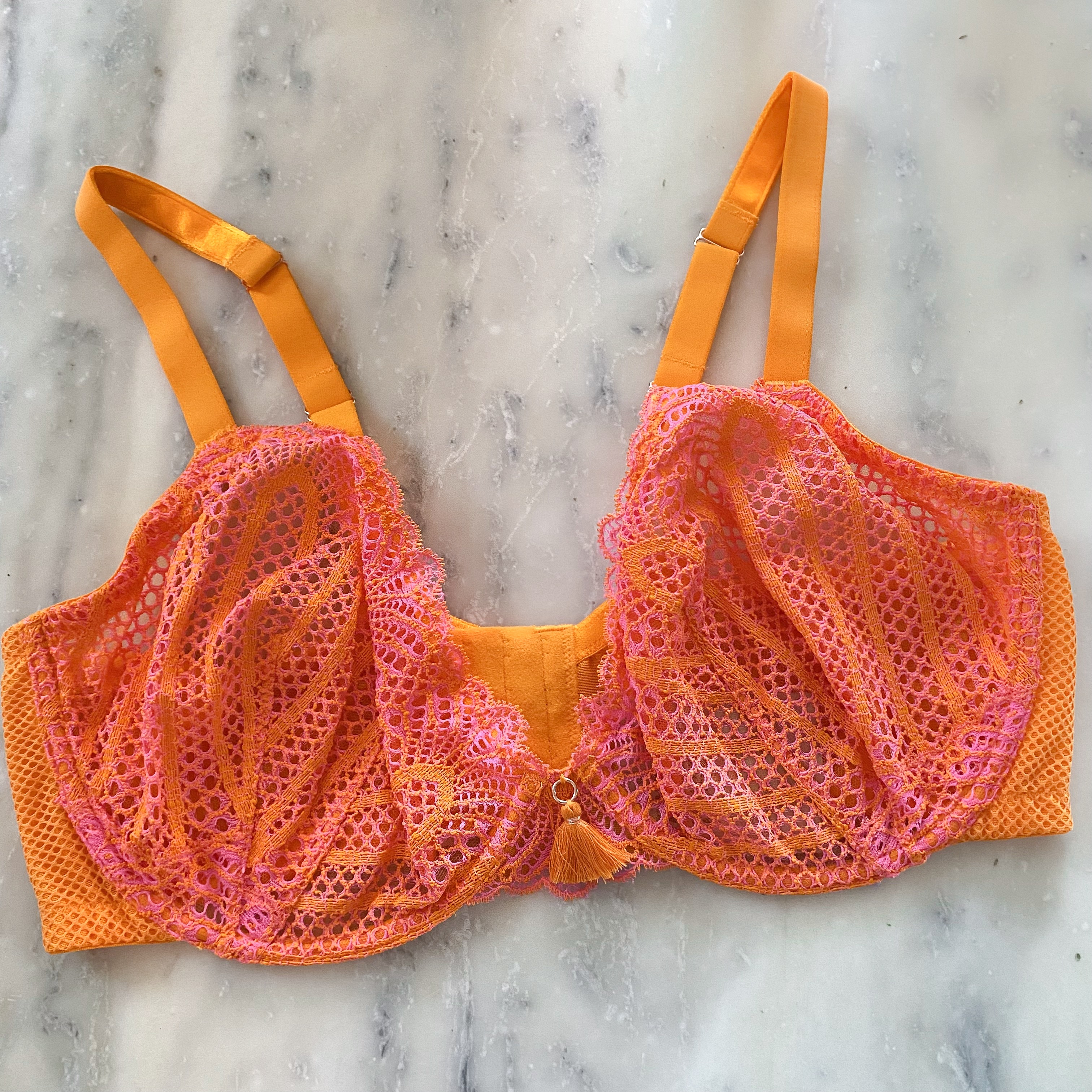 Savage X Fenty Bra Orange Size 36 D - $24 (40% Off Retail) - From Jessica