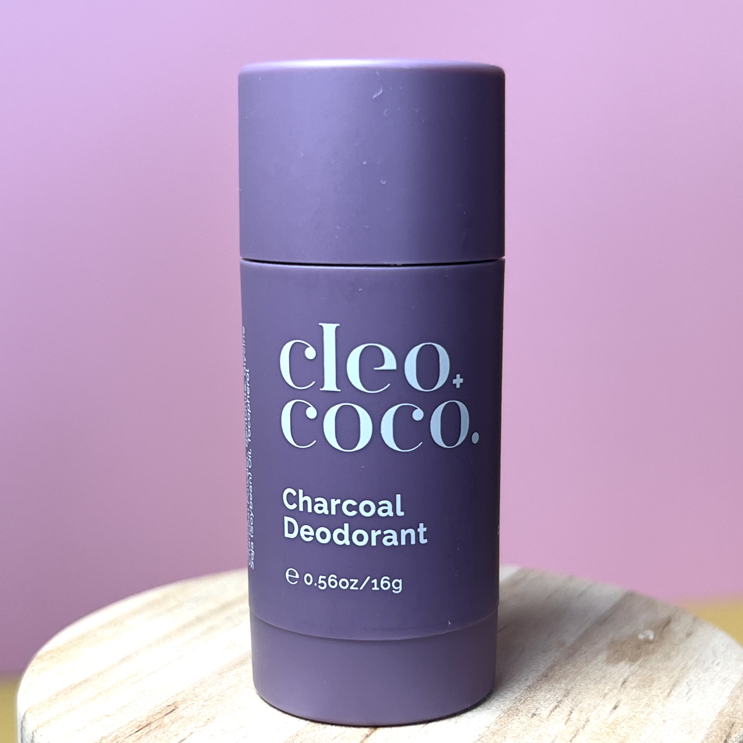 Front of Cleo Coco Deodorant for GlossyBox July 2022