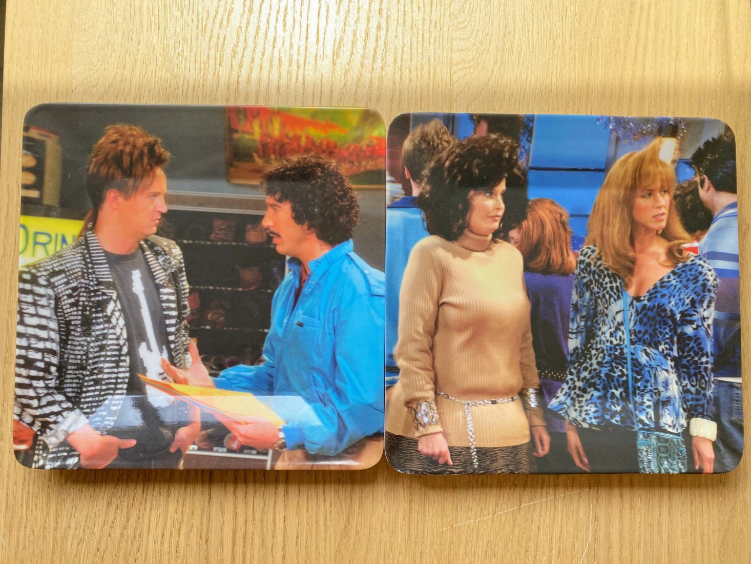 melanine plates with photos from friends season 10 box