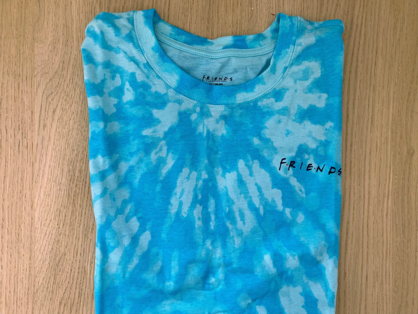 tie-dye tee from the friends season 10 box