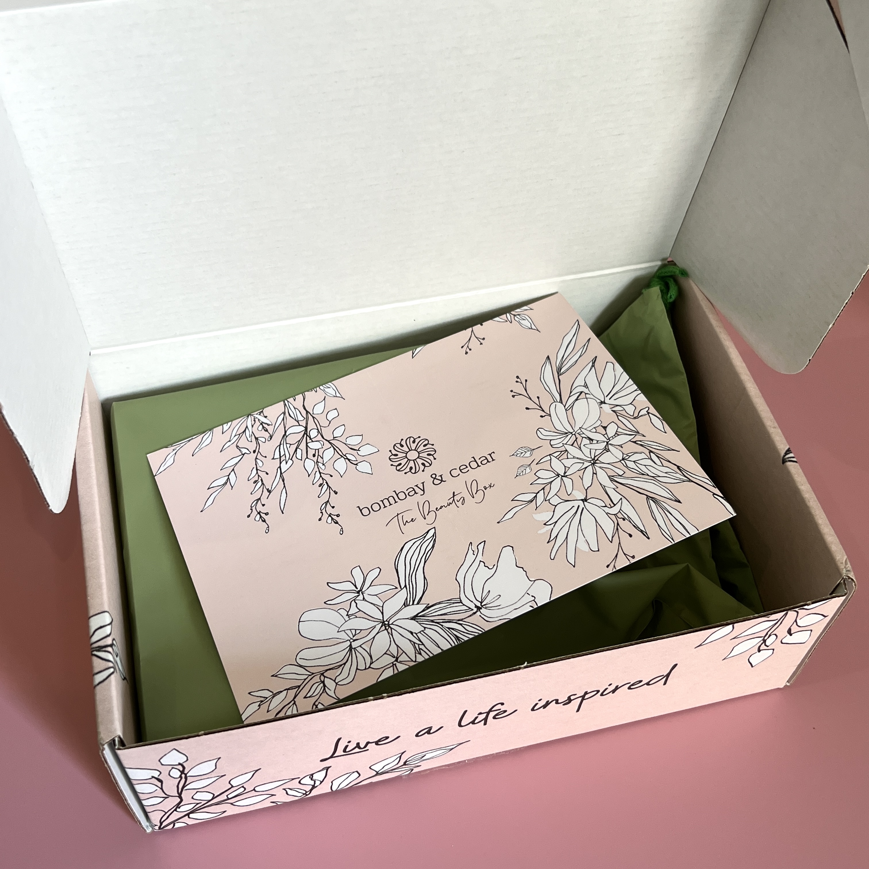 Open Box for The Beauty Box by Bombay and Cedar June 2022