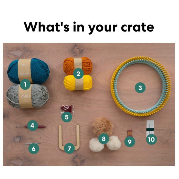 KiwiCo Maker Crate “LoomKnitted Hats” Review My Subscription Addiction