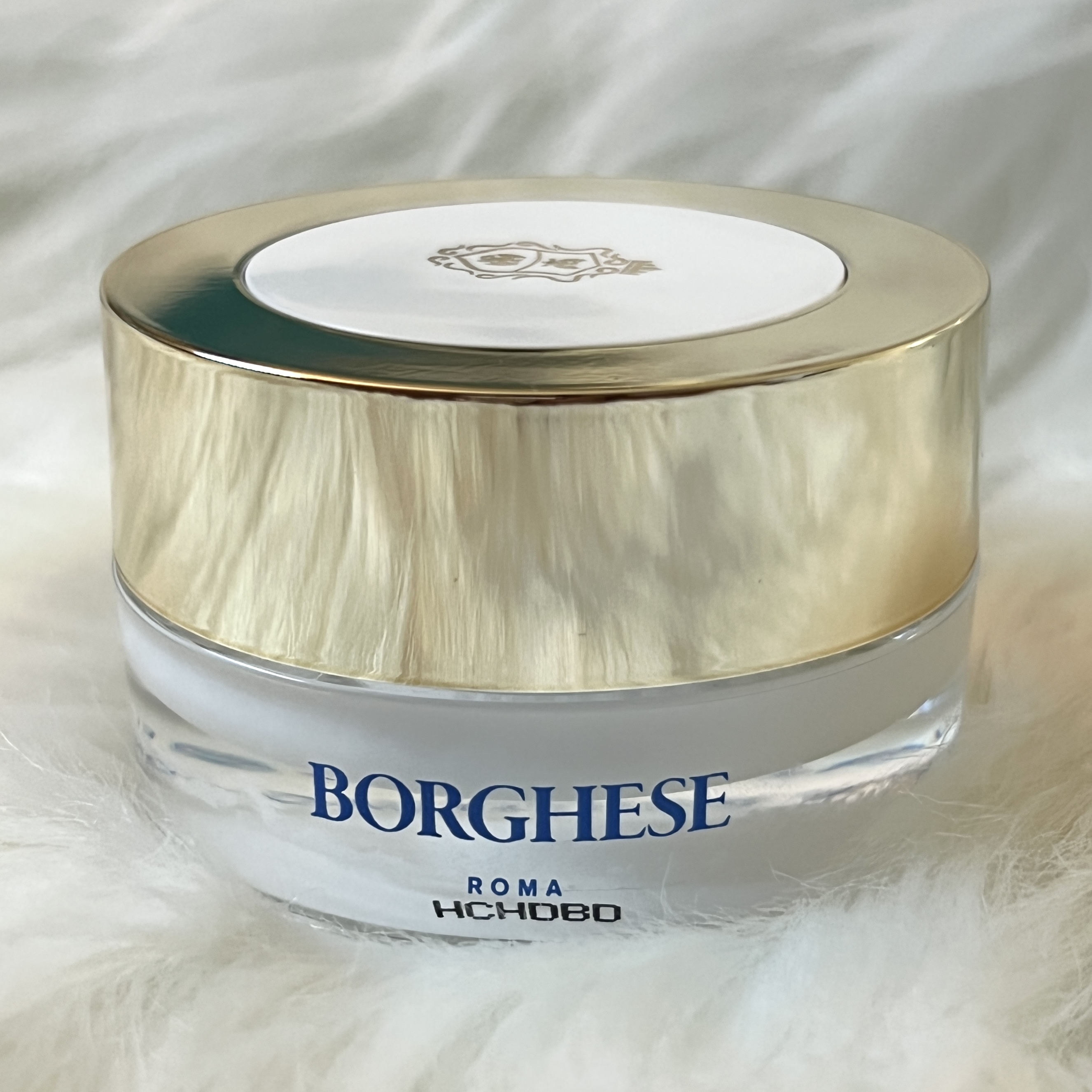 Front of Borghese Roma Moisturizer for GlossyBox x Flat Lay Co. Limited Edition