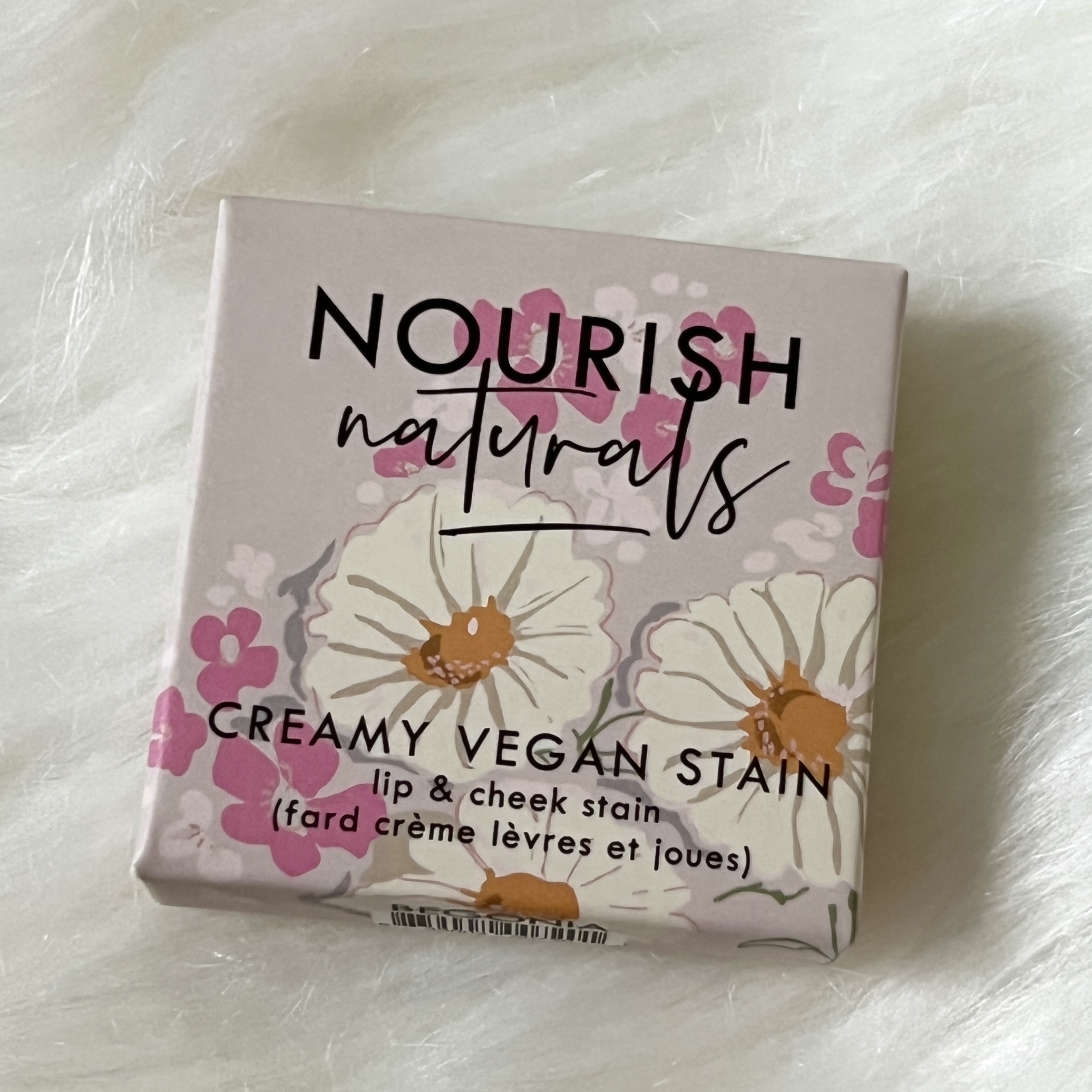 Box Front of Nourish Naturals Stain for Nourish Beauty Box August 2022