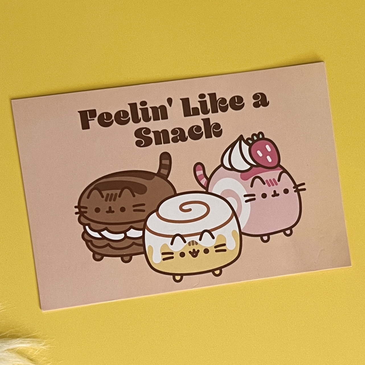 Front of Card for Pusheen Box Summer 2022