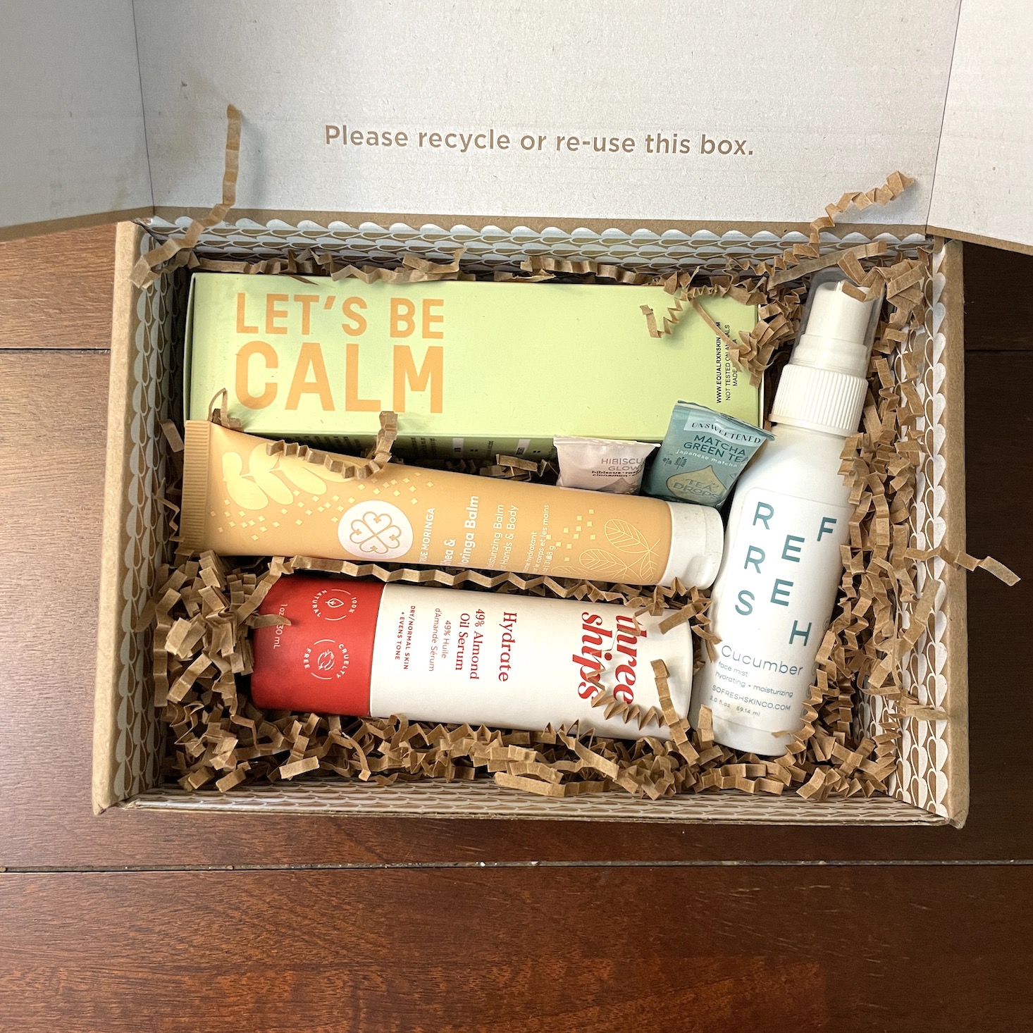 Love Goodly August/September 2022 open box showing all products