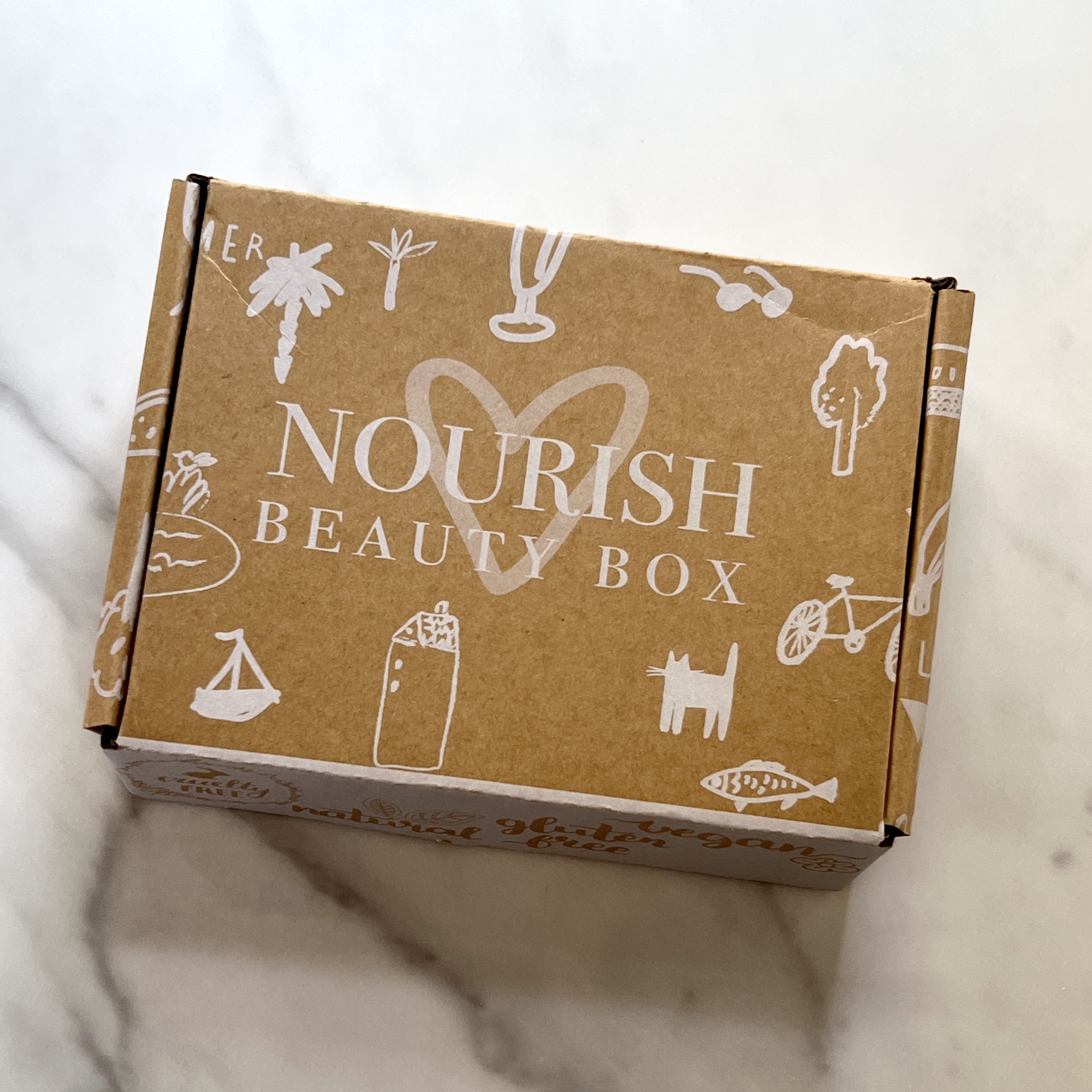 Box for Nourish Beauty Box September 2022