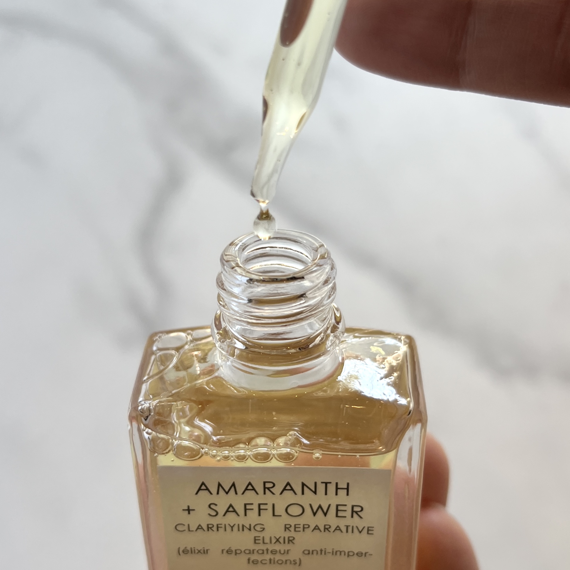 Closeup of Seraphine Botanicals Elixir for Nourish Beauty Box September 2022