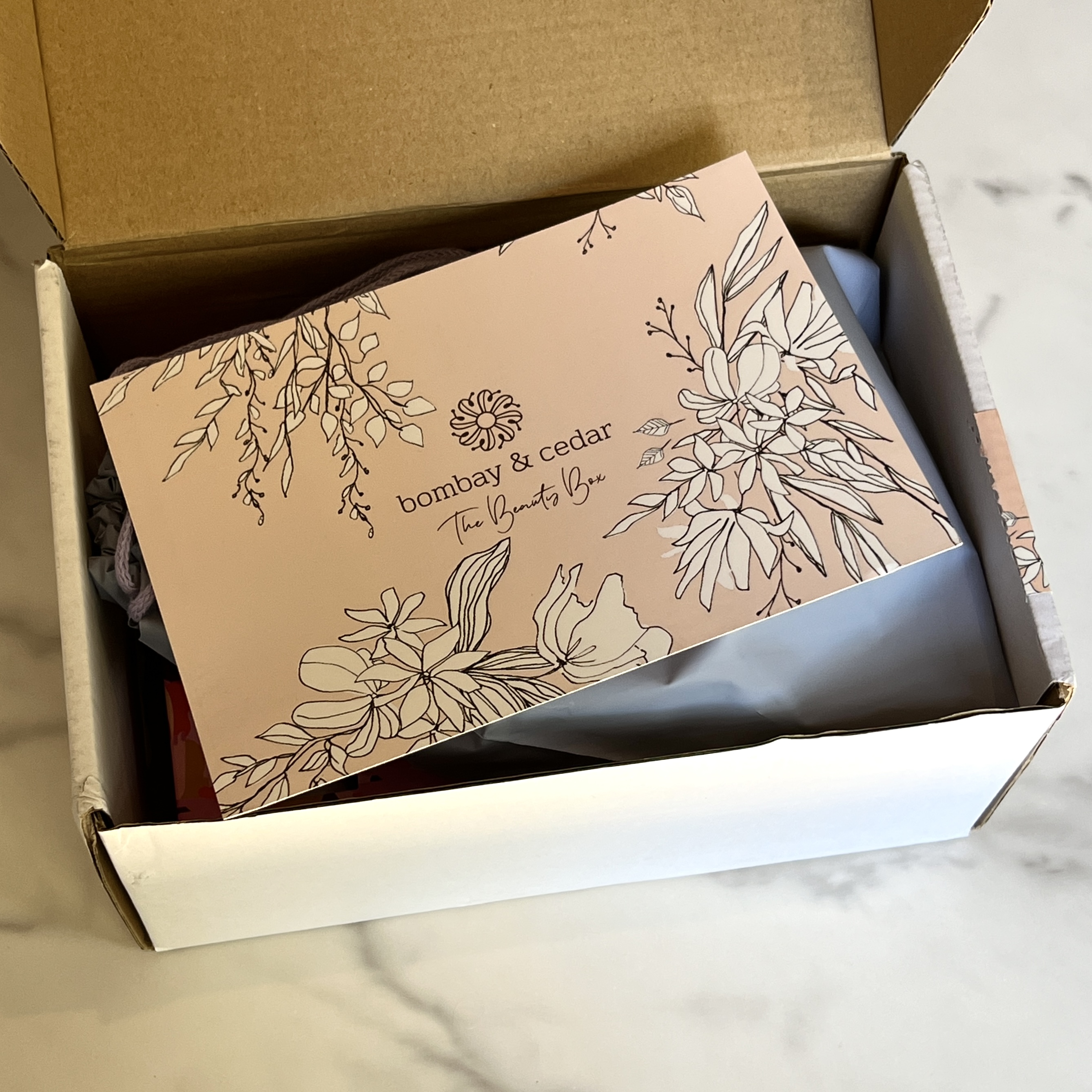 Open Box for The Beauty Box by Bombay and Cedar August 2022