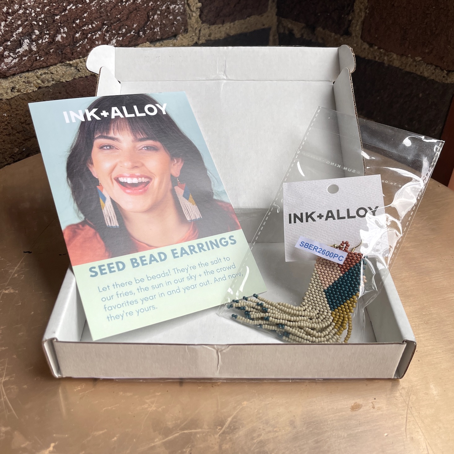 INK+ALLOY Insider Subscription open box