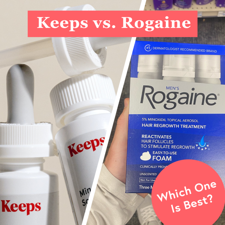 Keeps vs. Rogaine: Which Hair Loss Treatment Is Best For You | My  Subscription Addiction