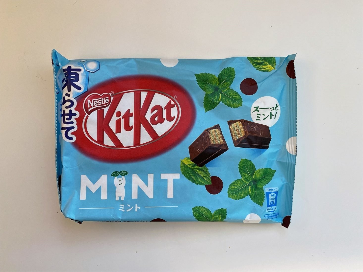 mint kit kat - japan crate october 2022 review