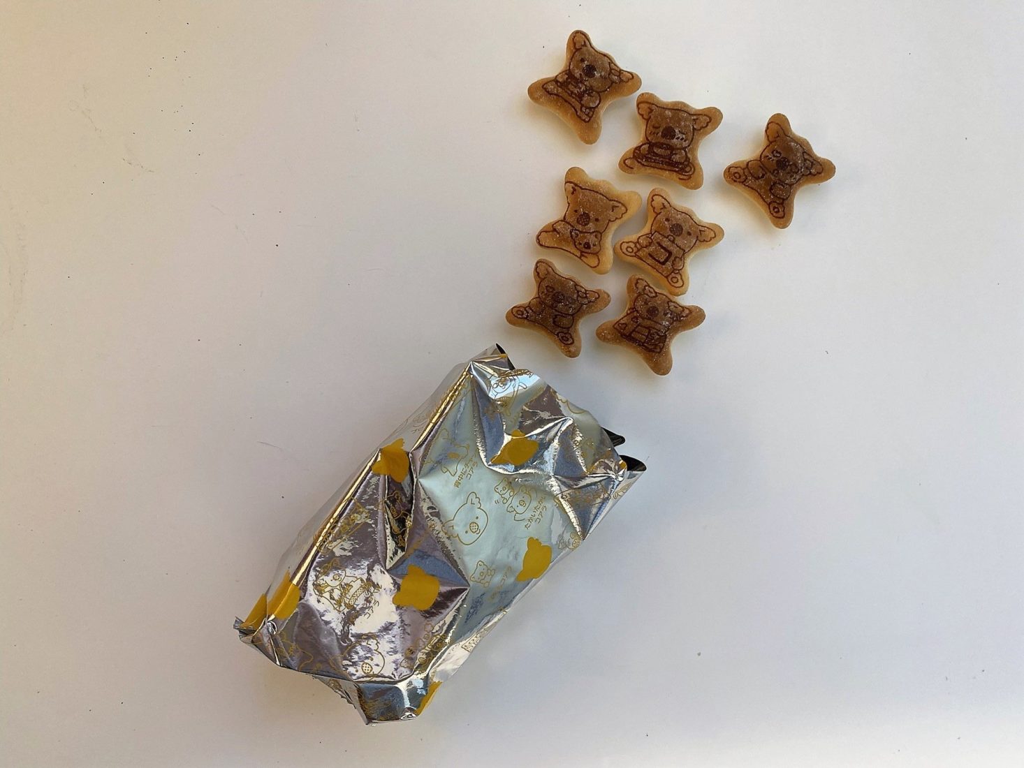 opened koala-shaped cookies - japan crate october 2022 review