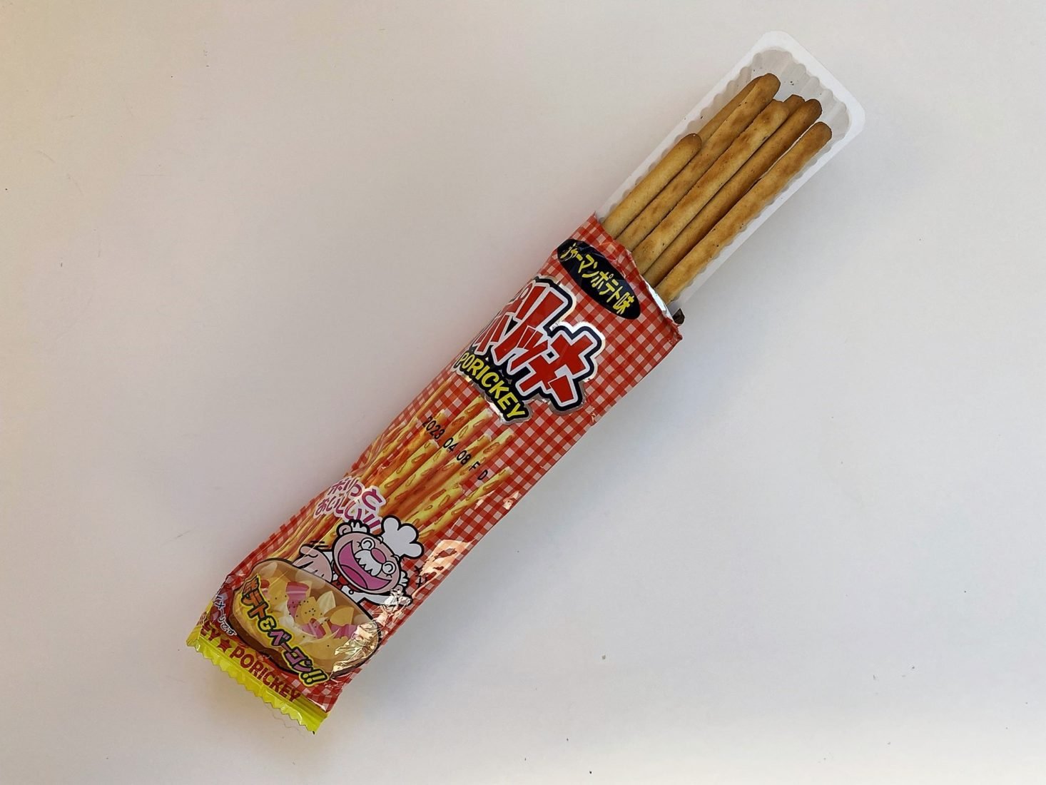 opened potato sticks