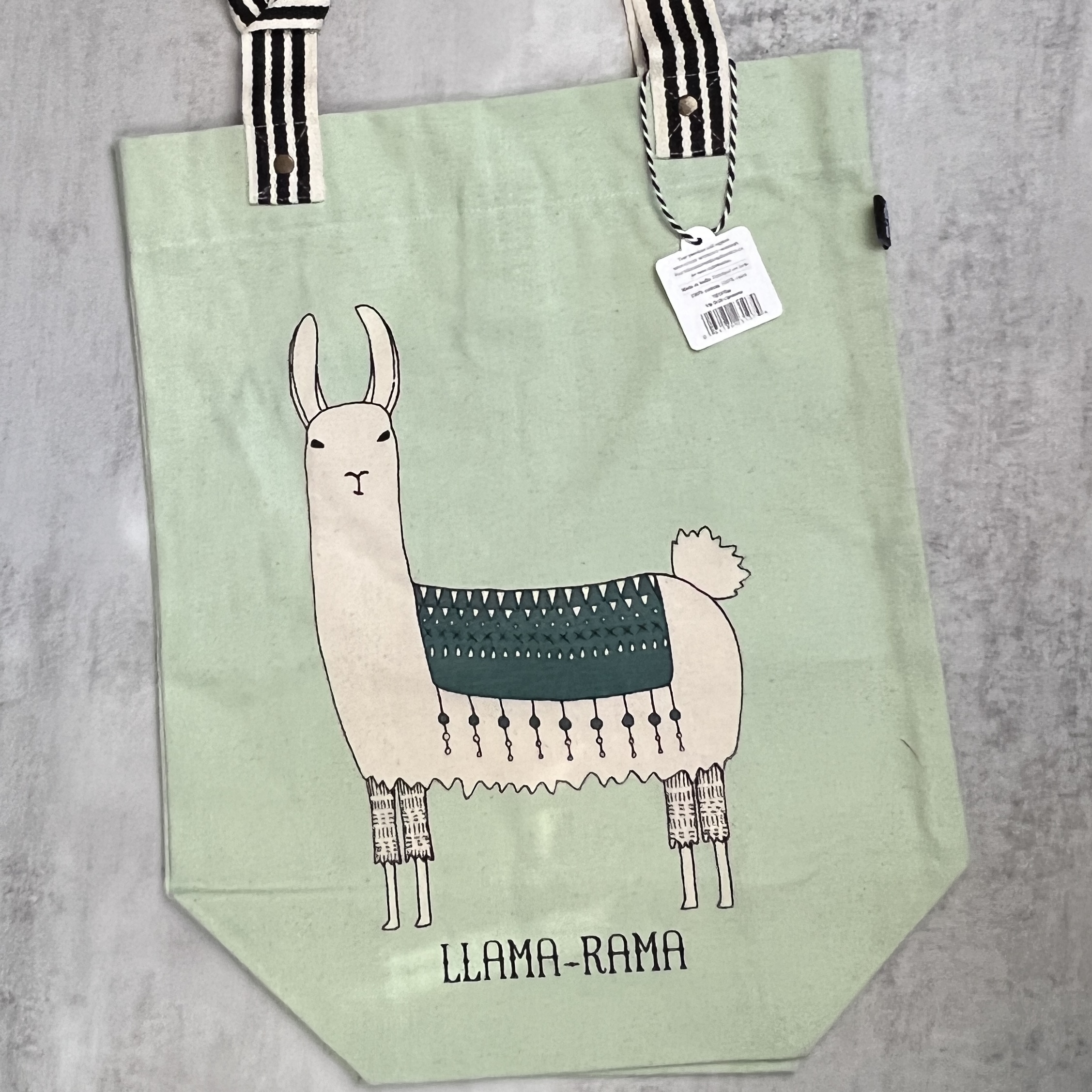 Front of Llamarama Tote Bag for Bombay and Cedar Lifestyle Box Summer 2022