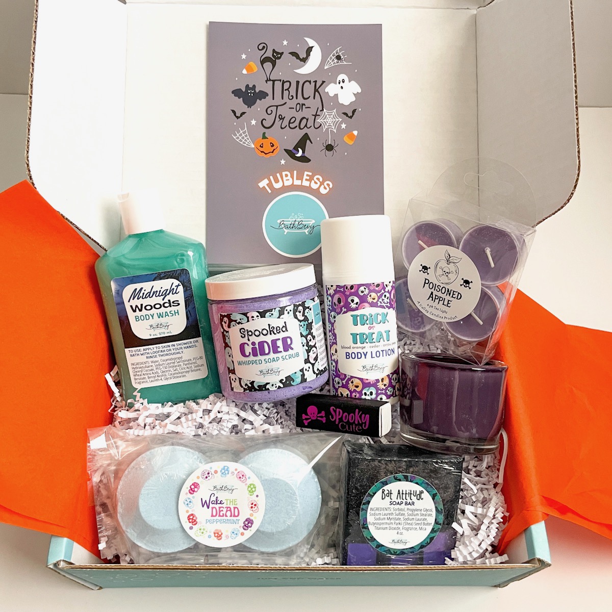 Bath Bevy Tubless “Trick or Treat” October 2022 Box Review + Coupon