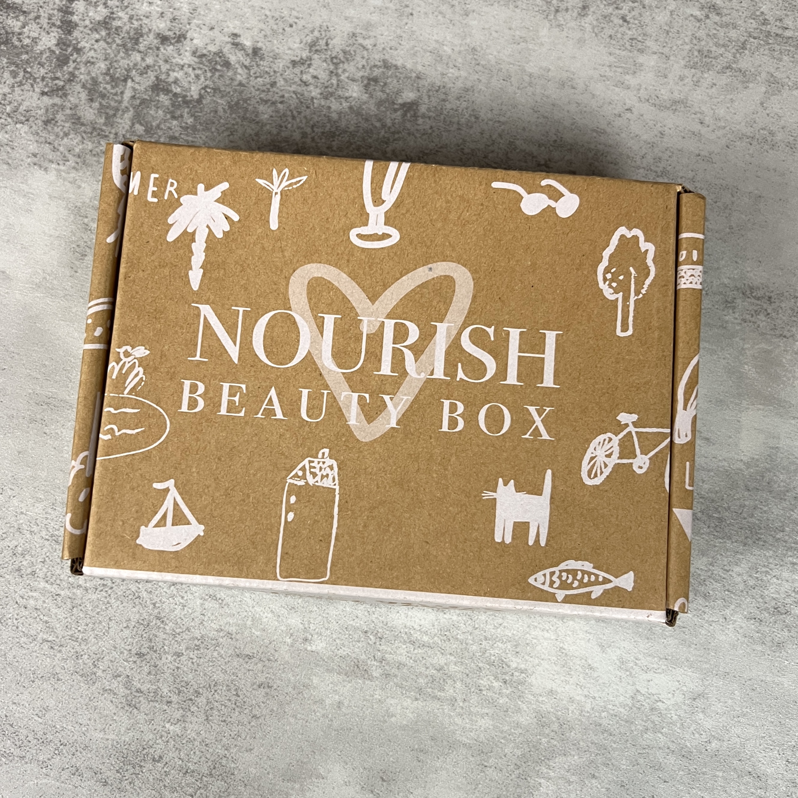 Box for Nourish Beauty Box November 2022