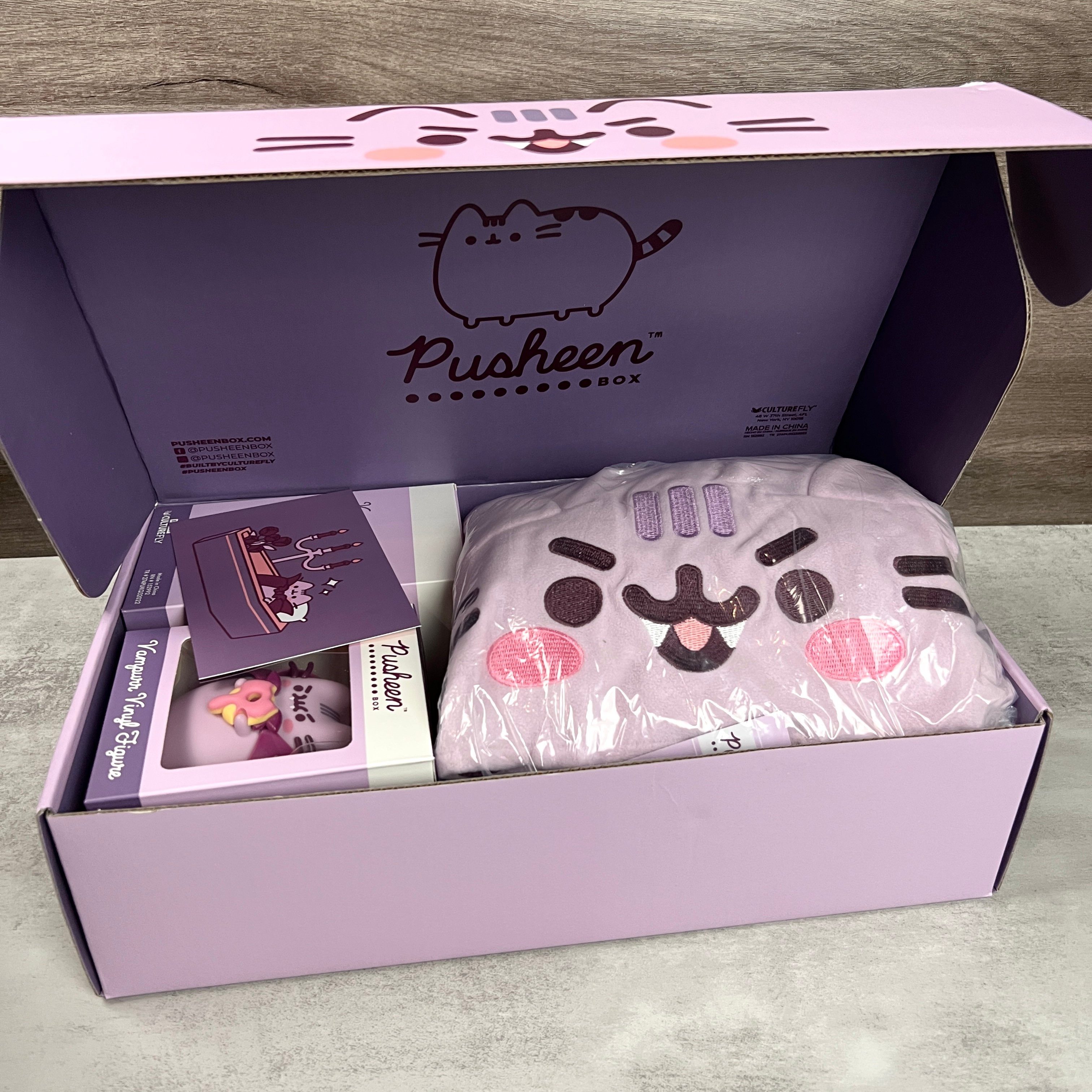 Open Shot of Box for Pusheen Box Fal 2022