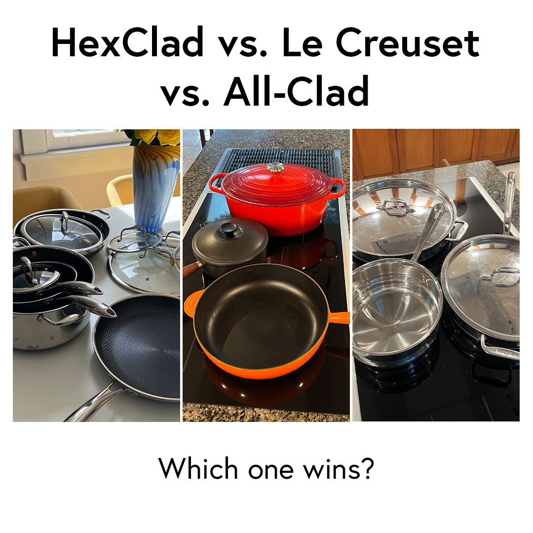 HexClad vs. Le Creuset vs. All-Clad: Which Cookware Reigns Supreme?