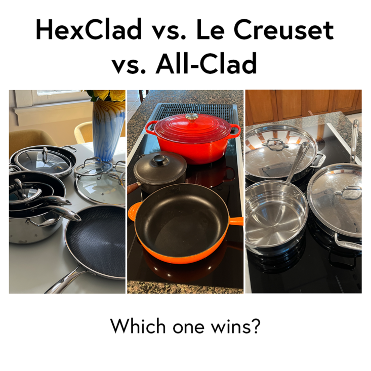 HexClad vs. Le Creuset vs. All-Clad: Which Cookware Reigns Supreme