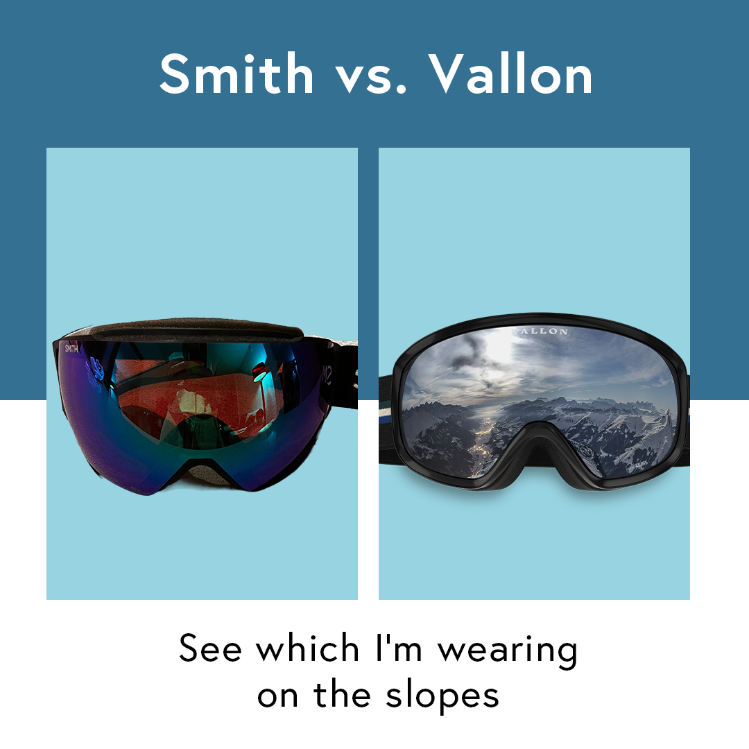 Smith vs. Vallon: Which Ski Goggles Should You Get?