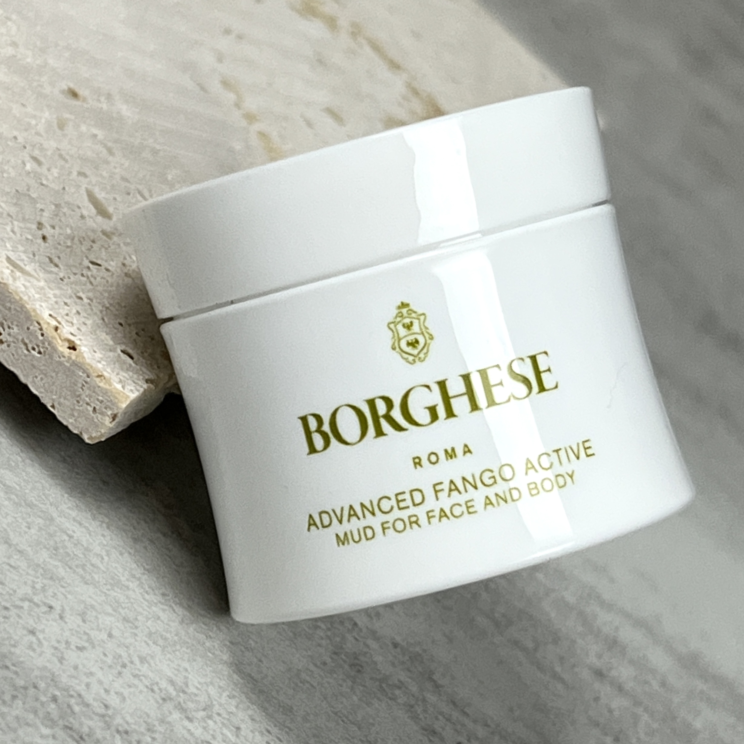 Front of Borghese Roma Active Mud for GlossyBox December 2022