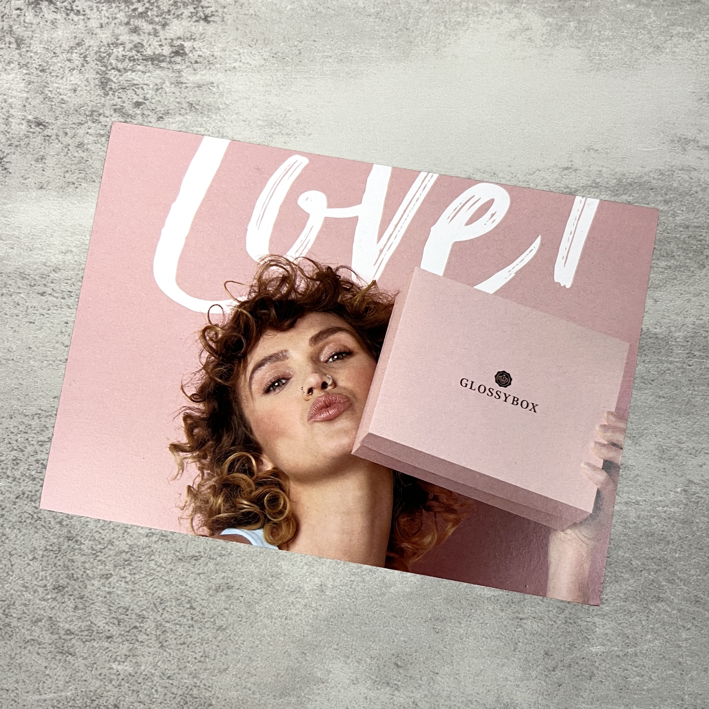 Front of Card for GlossyBox December 2022