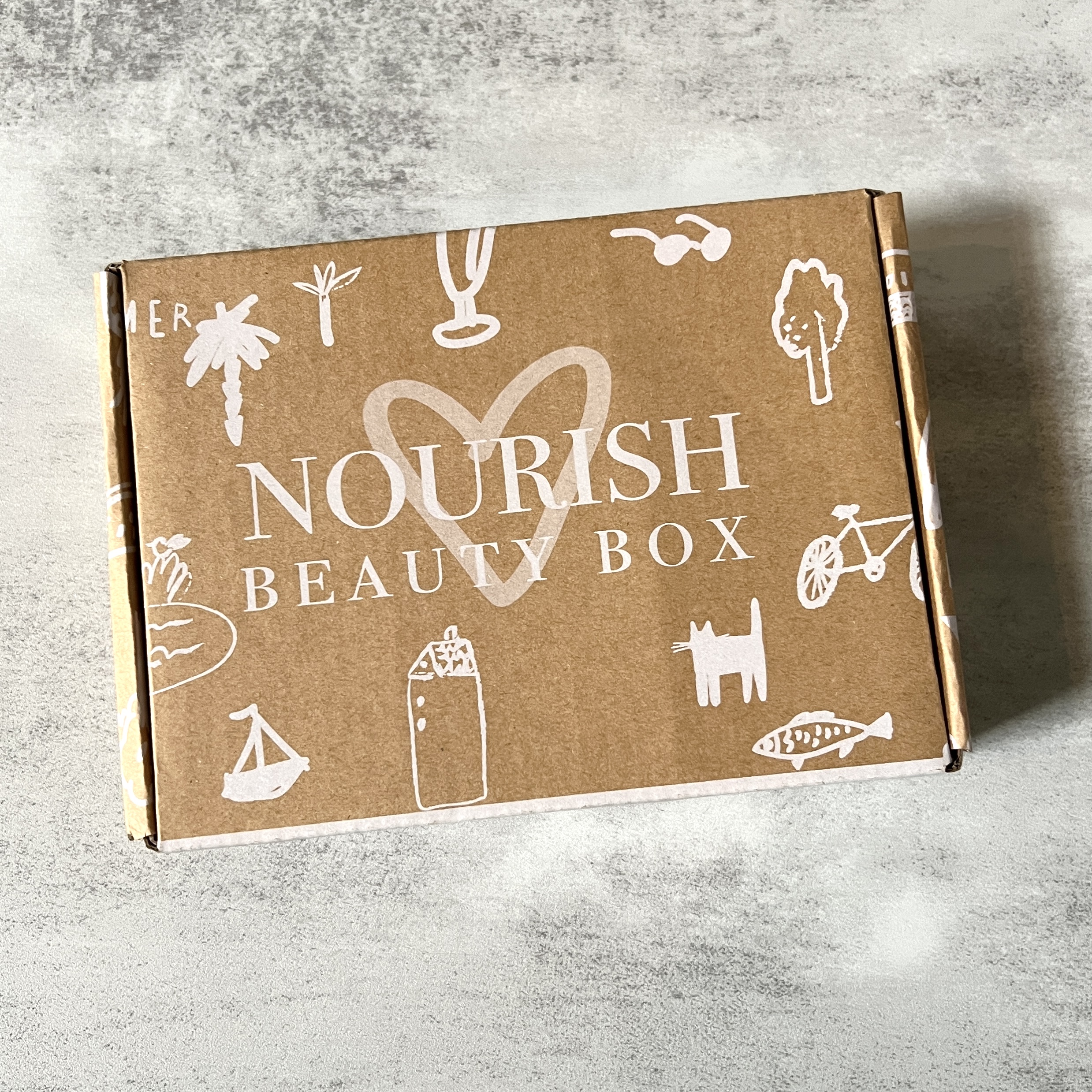 Box for Nourish Beauty Box January 2023