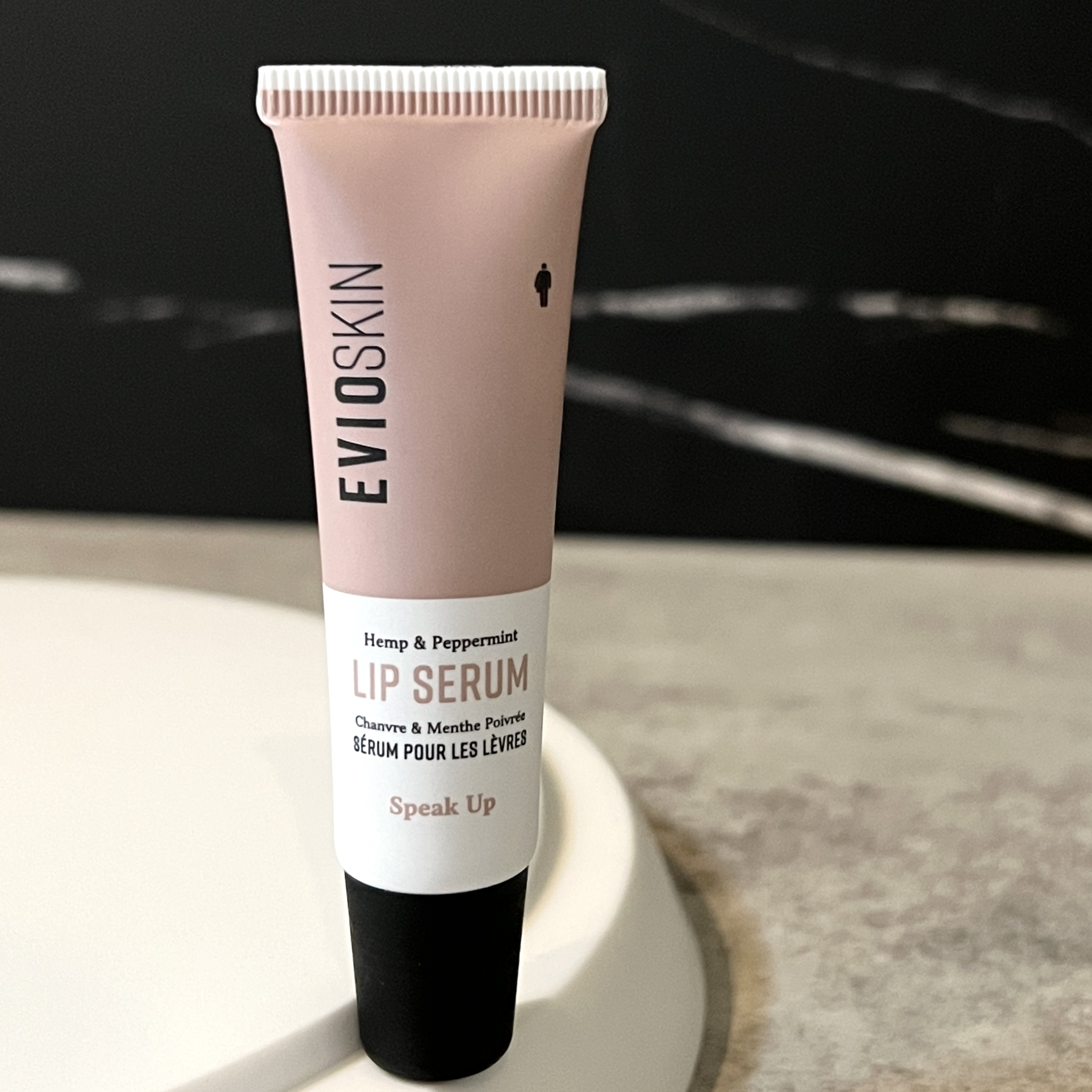 Front of Evio Beauty Lip Serum for GlossyBox December 2022