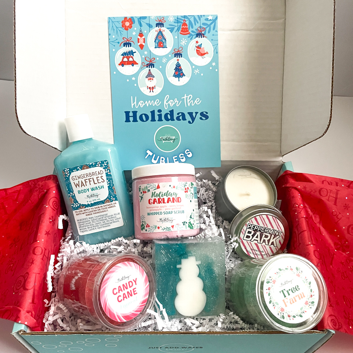 Bath Bevy Tubless “Home for the Holidays” December 2022 Box Review + Coupon