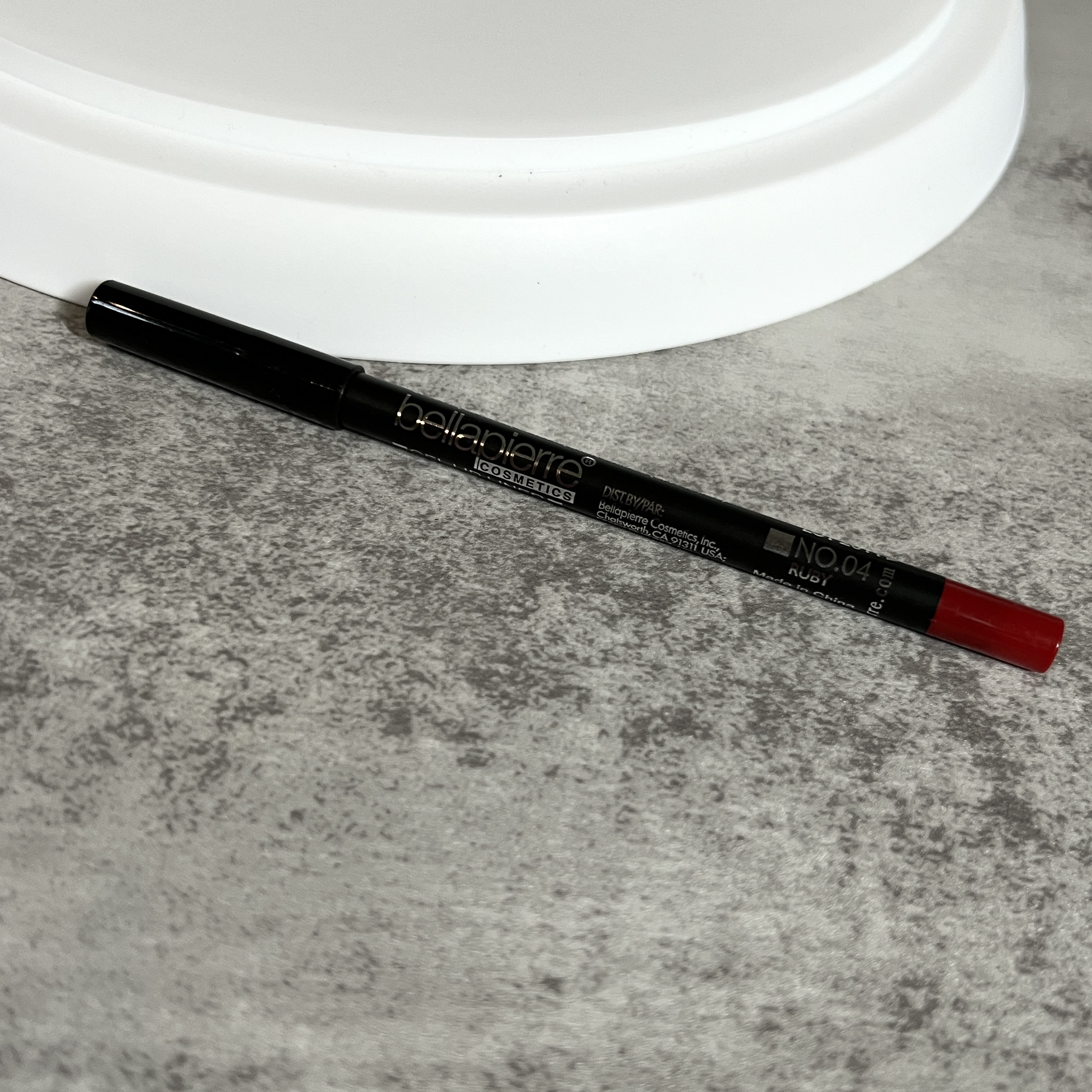 Front of Bellapierre Lip Liner for Cocotique Makeup Lovers Box Winter 2022