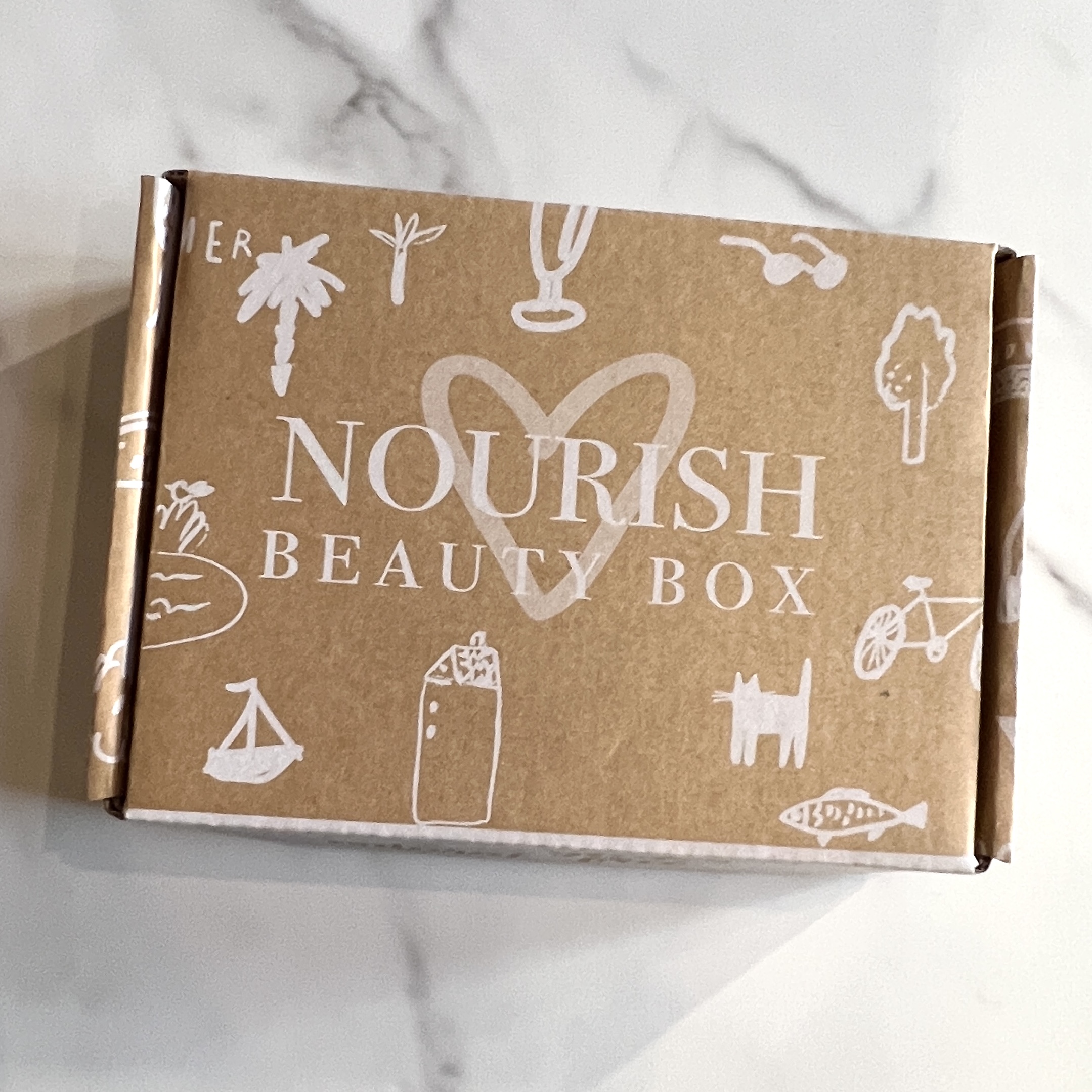 Box for Nourish Beauty Box March 2023