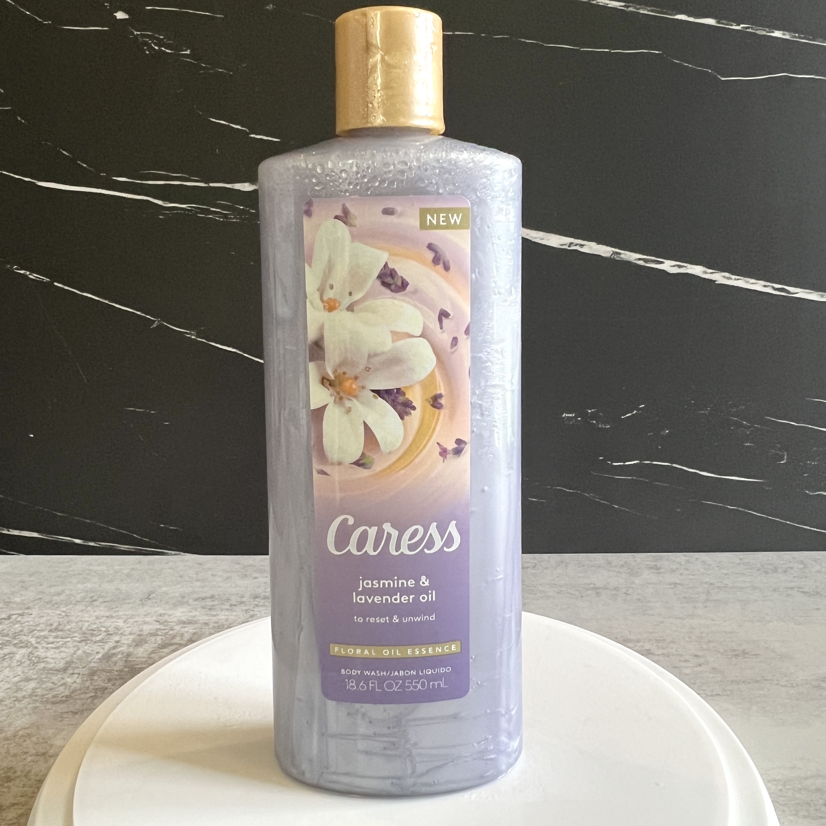 Front of Caress Body Wash for Cocotique January 2023